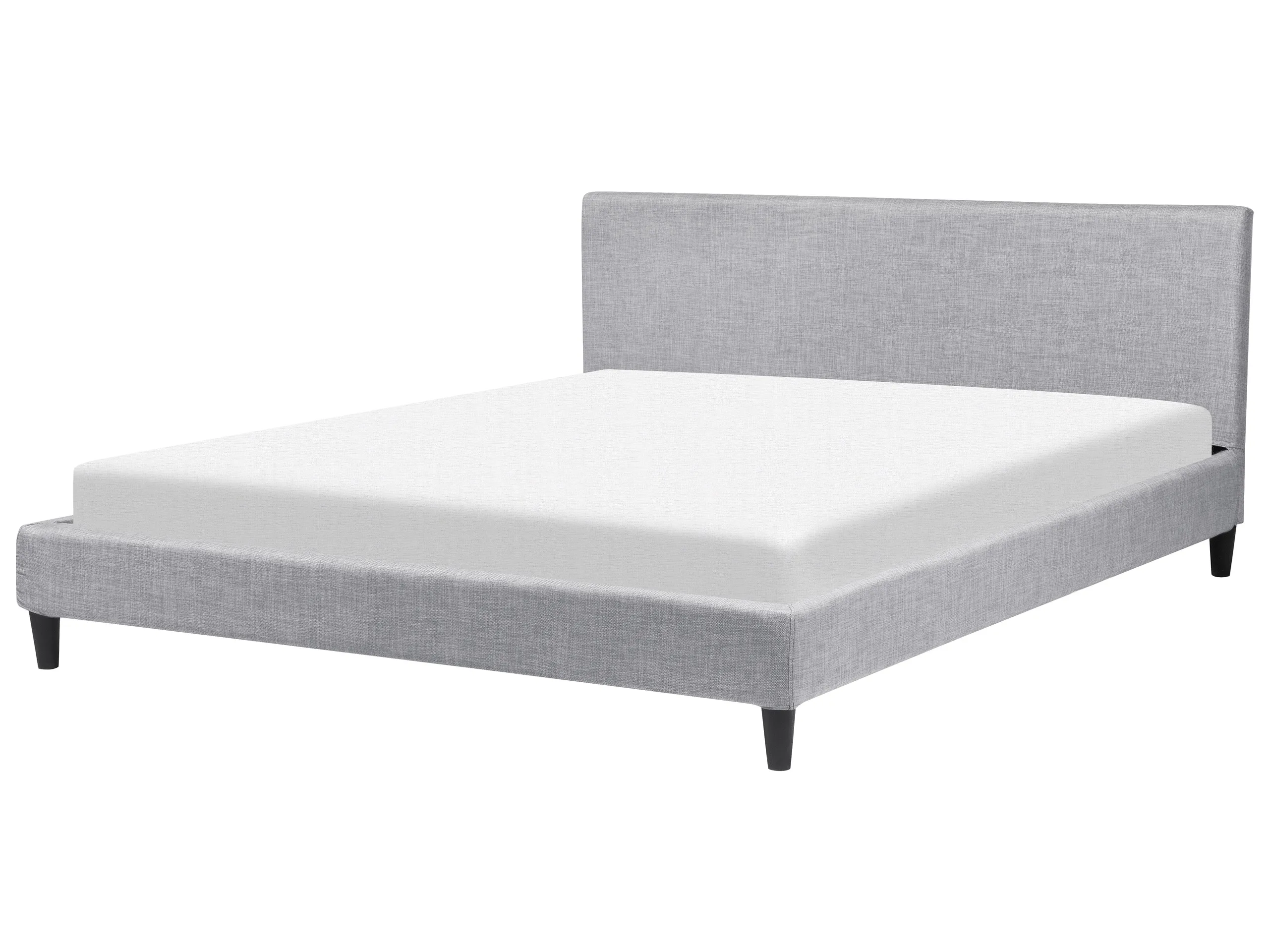 Cama Tela FITOU 180 x 200 cm Gris claro
