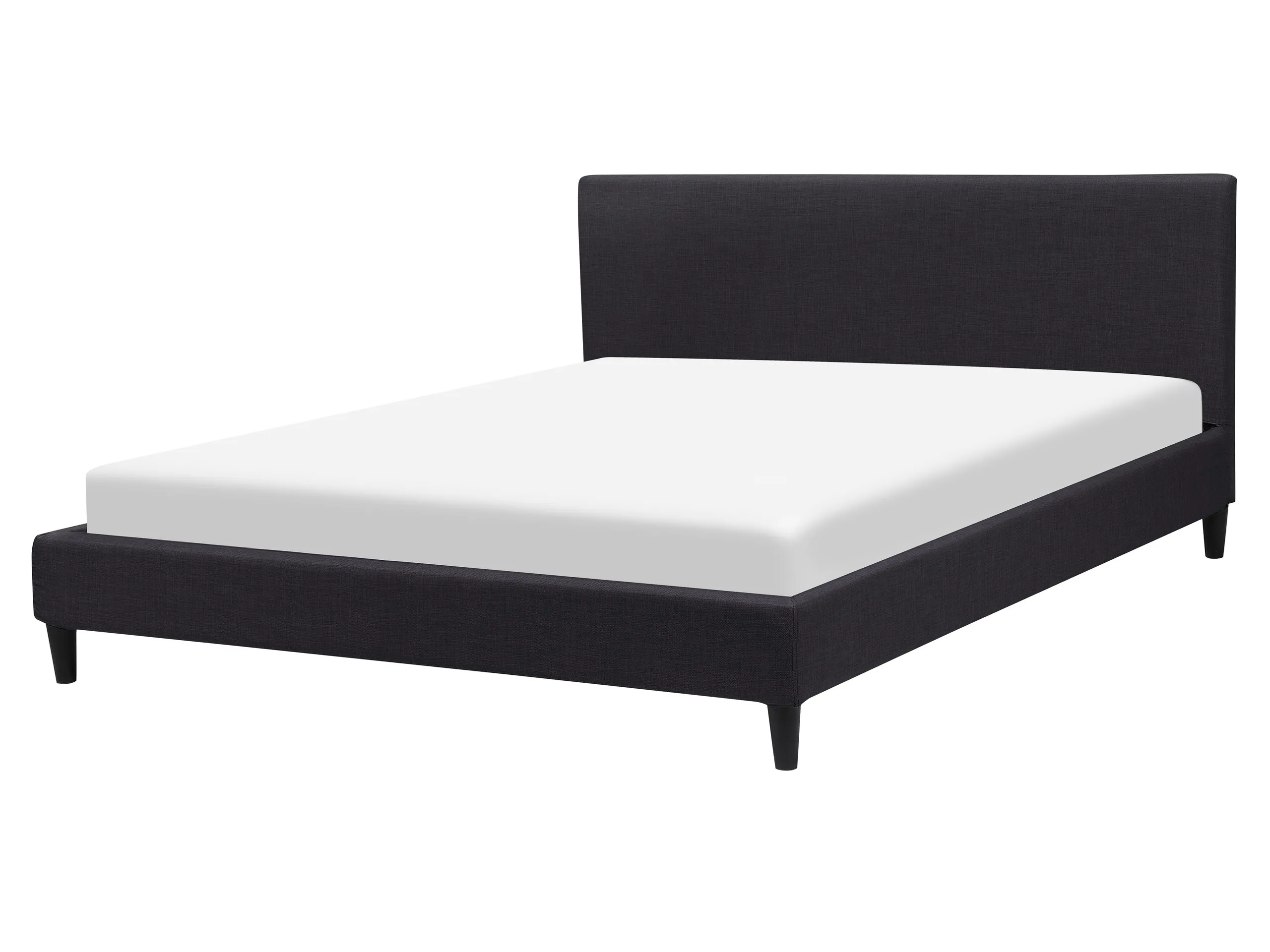 Cama Tela FITOU 160 x 200 cm Negro