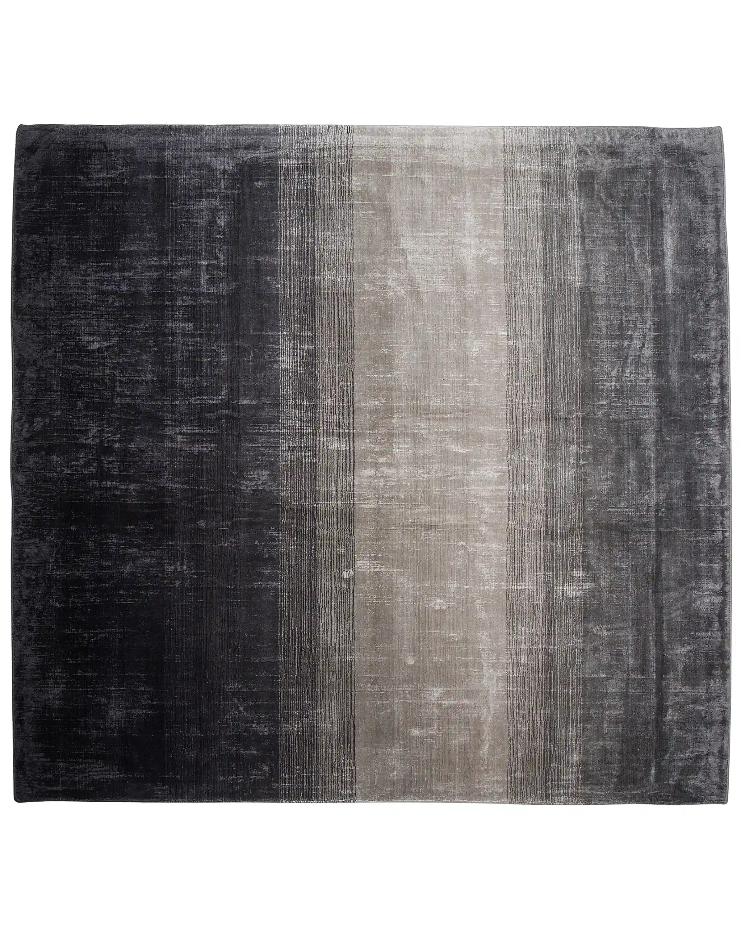 Alfombra ERCIS Negro 200 x 200 cm Viscosa