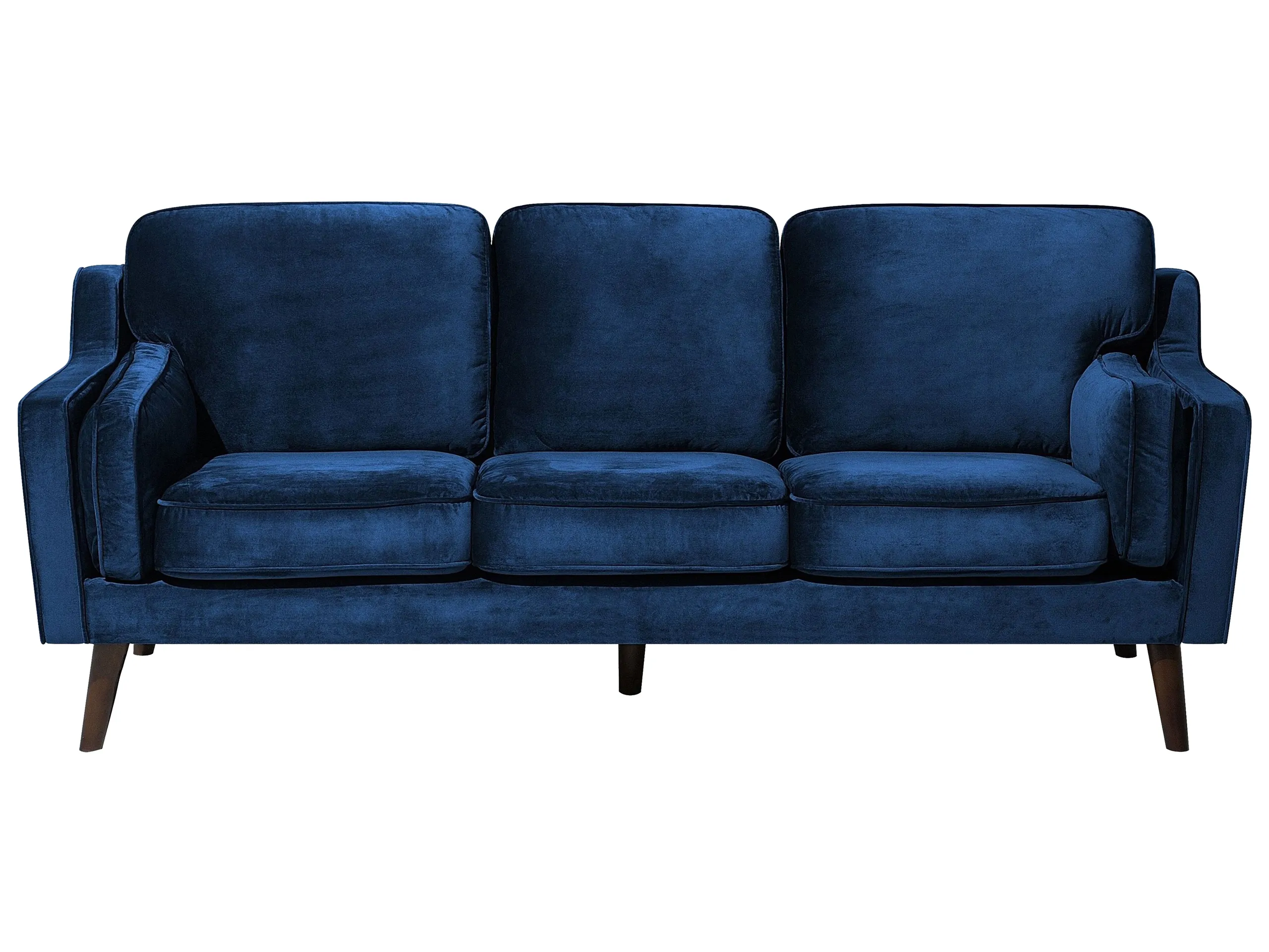 Sofa 3 Seater LOKKA Velvet Navy Blue