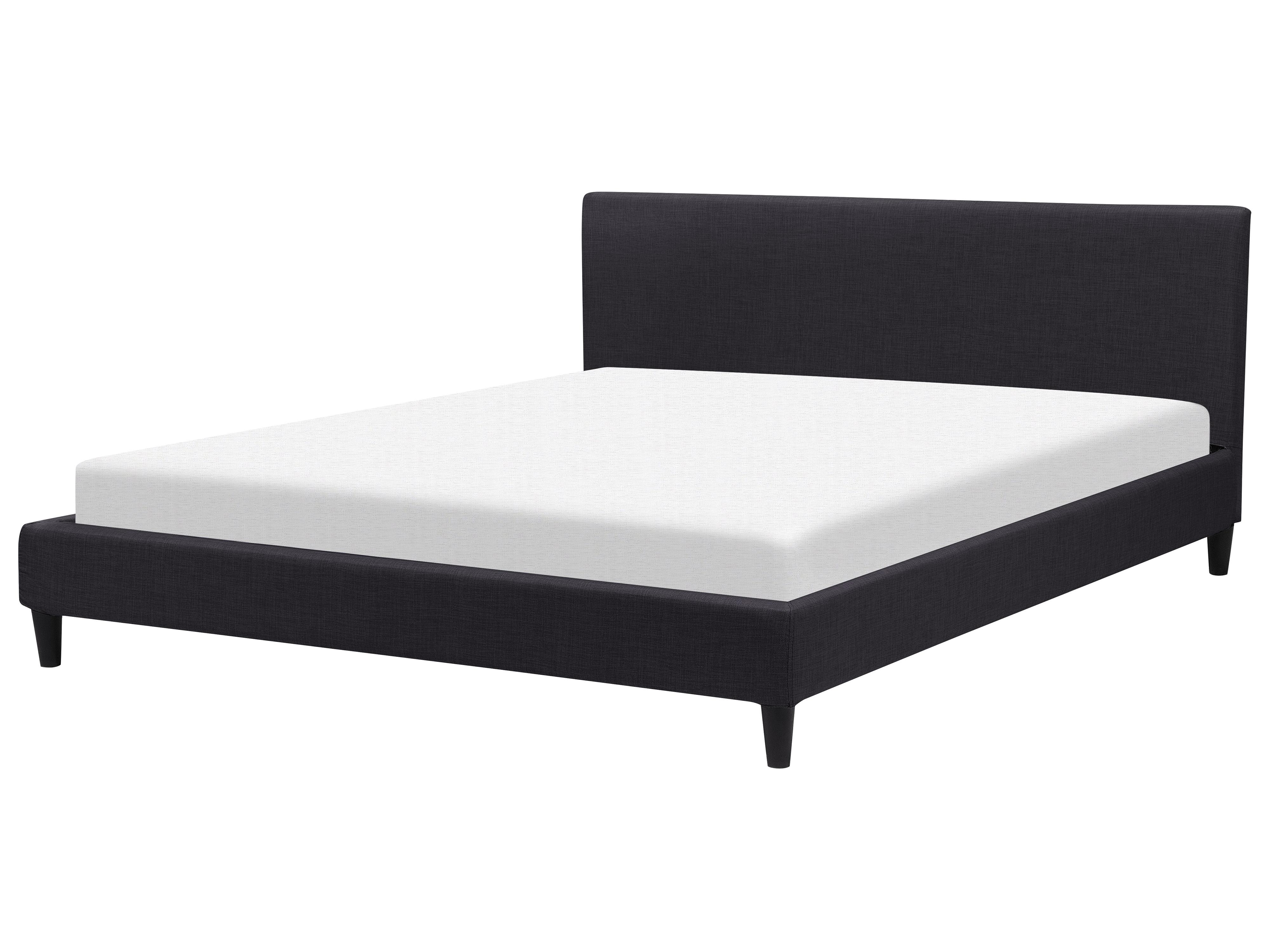 Cama Tela FITOU 180 x 200 cm Negro