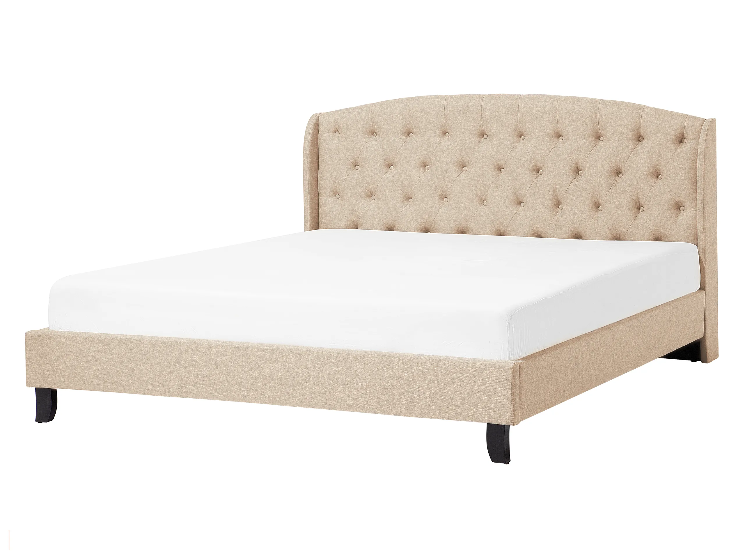 Cama Tela BORDEAUX 140 x 200 cm Beige