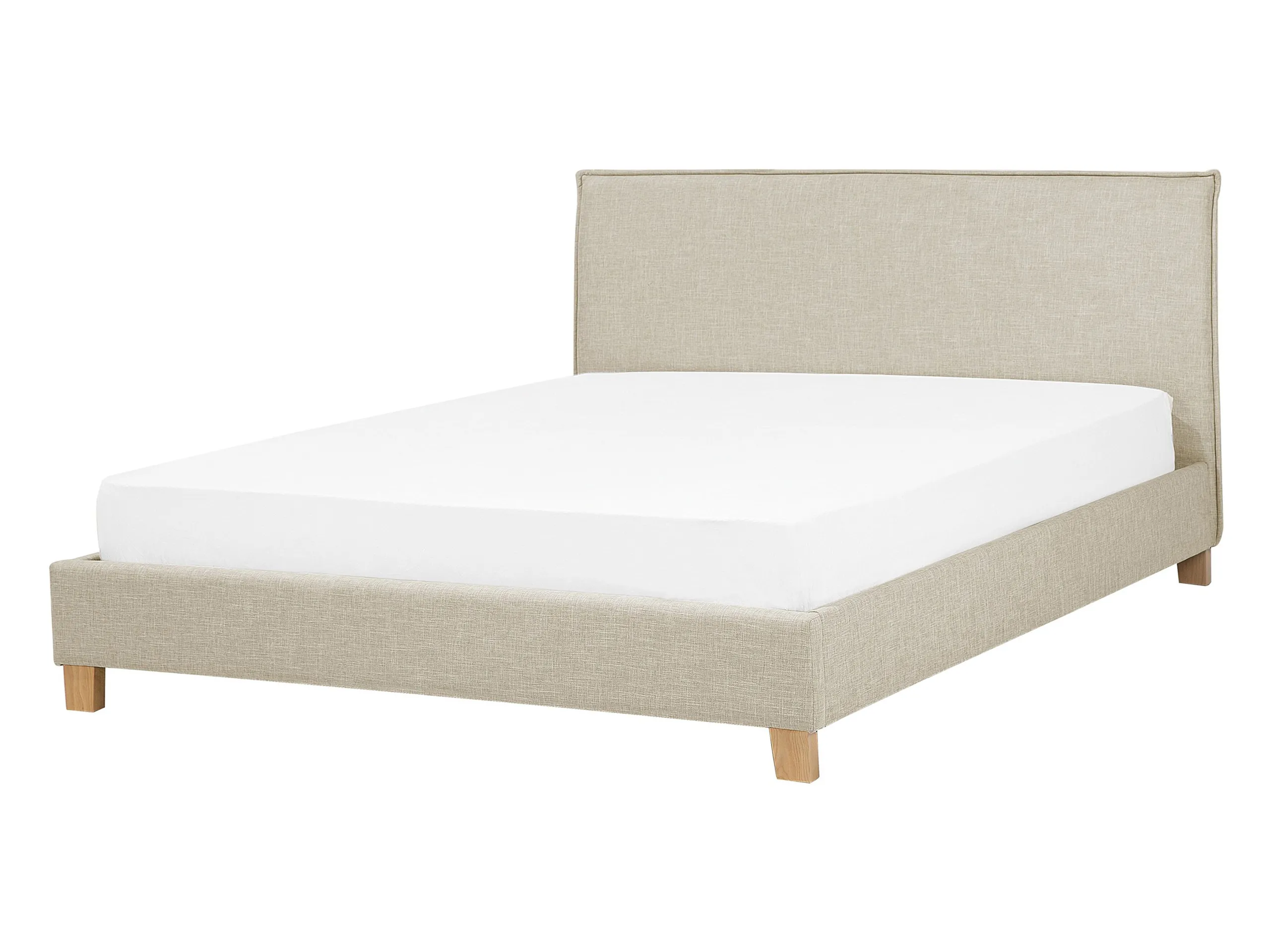 Cama Tela SENNEZ 140 x 200 cm Beige