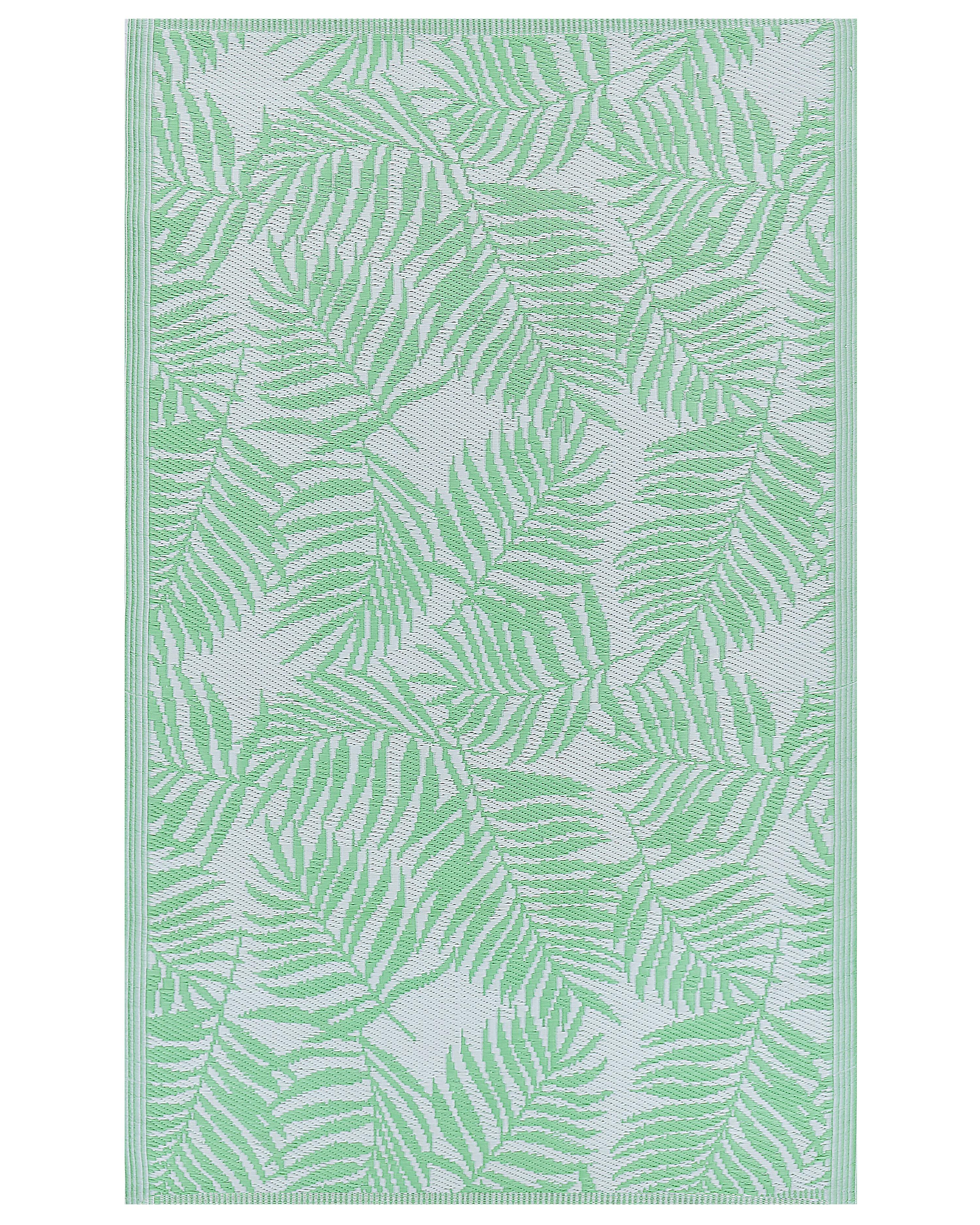 Alfombra de exterior KOTA Verde claro 120 x 180 cm Reversible