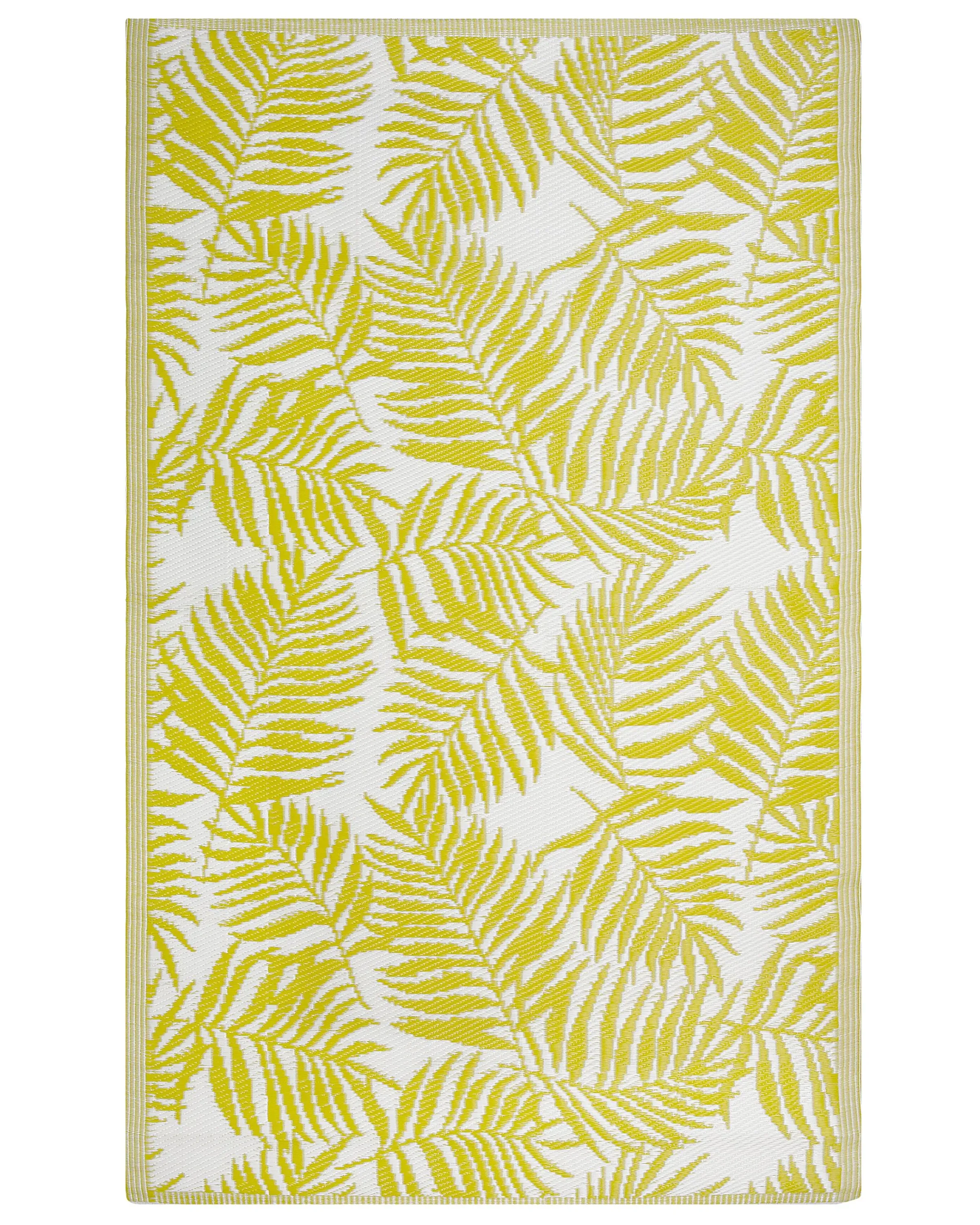 Alfombra de exterior KOTA Amarillo 120 x 180 cm Reversible