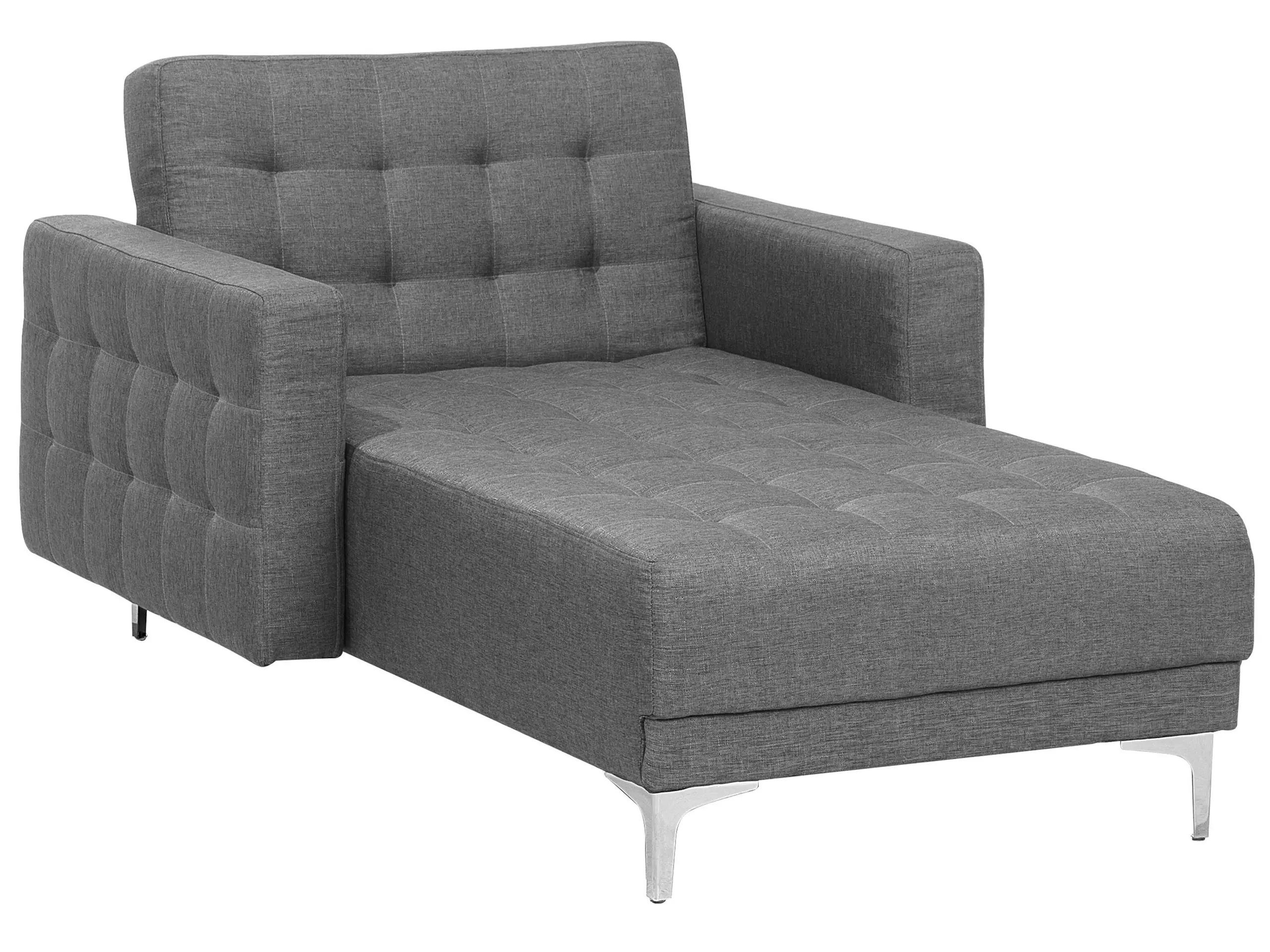 Chaise longue ABERDEEN Tela Gris