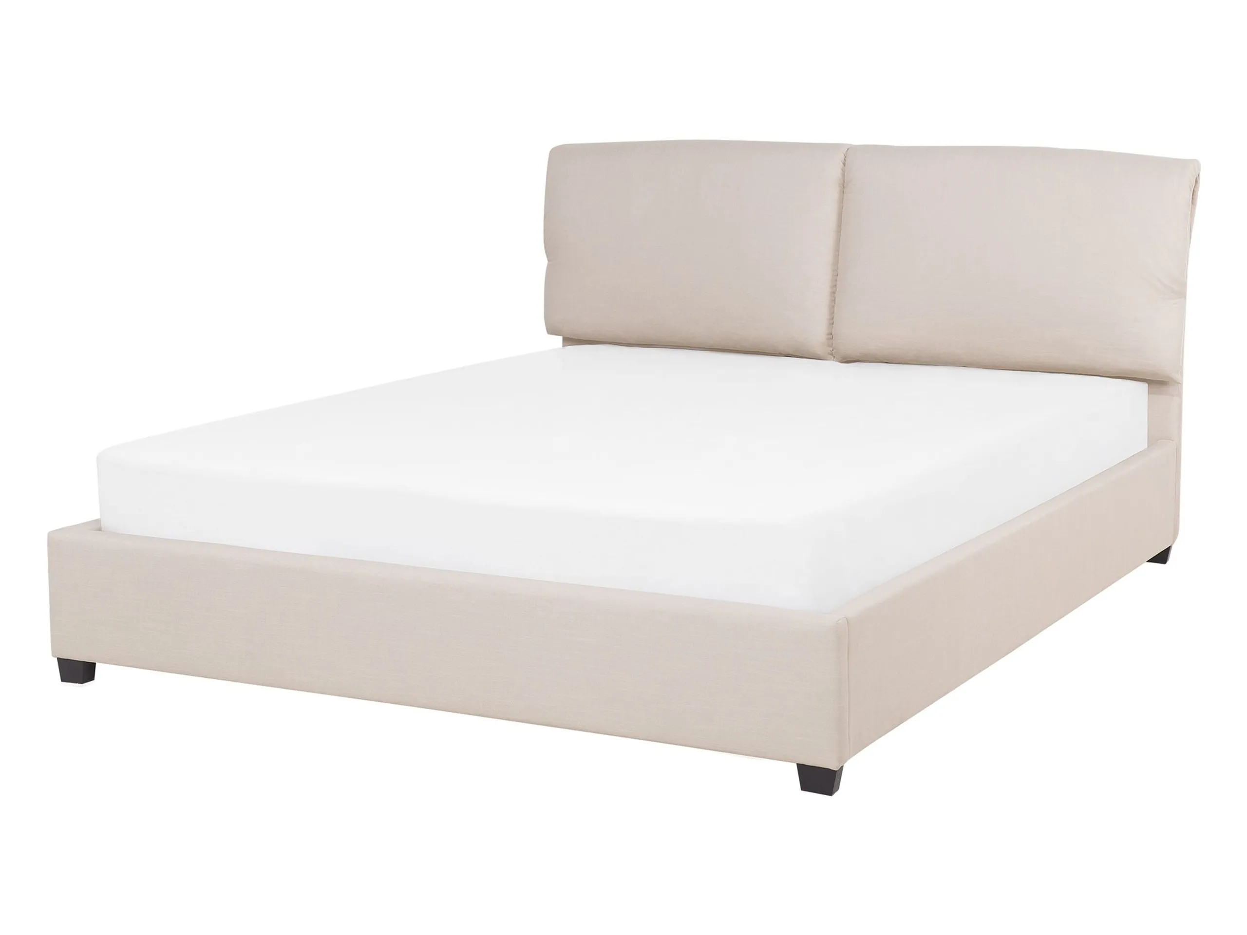 Cama Tela BELFORT 140 x 200 cm Beige claro