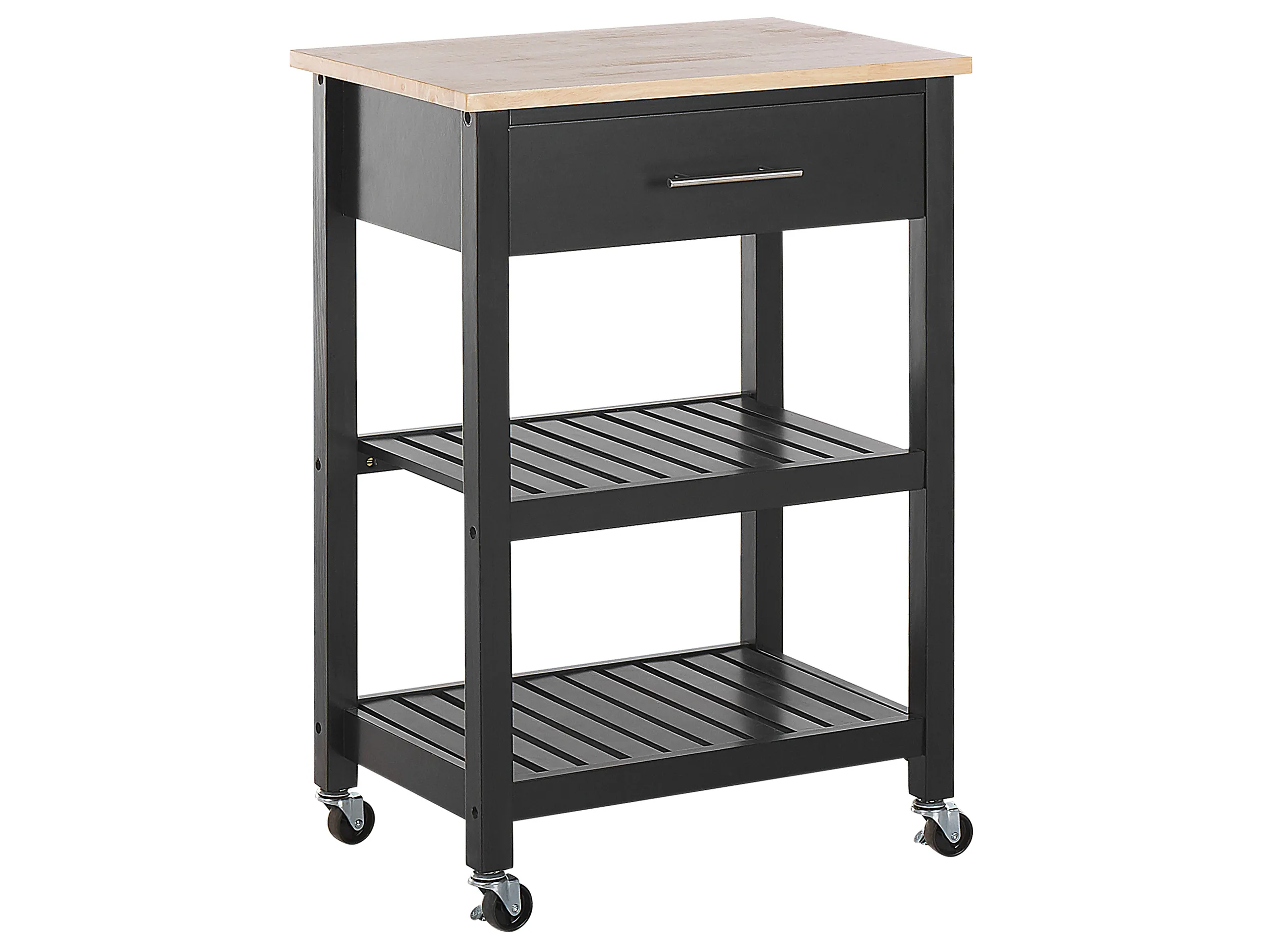 Carrito de cocina HIUMA Madera Negro