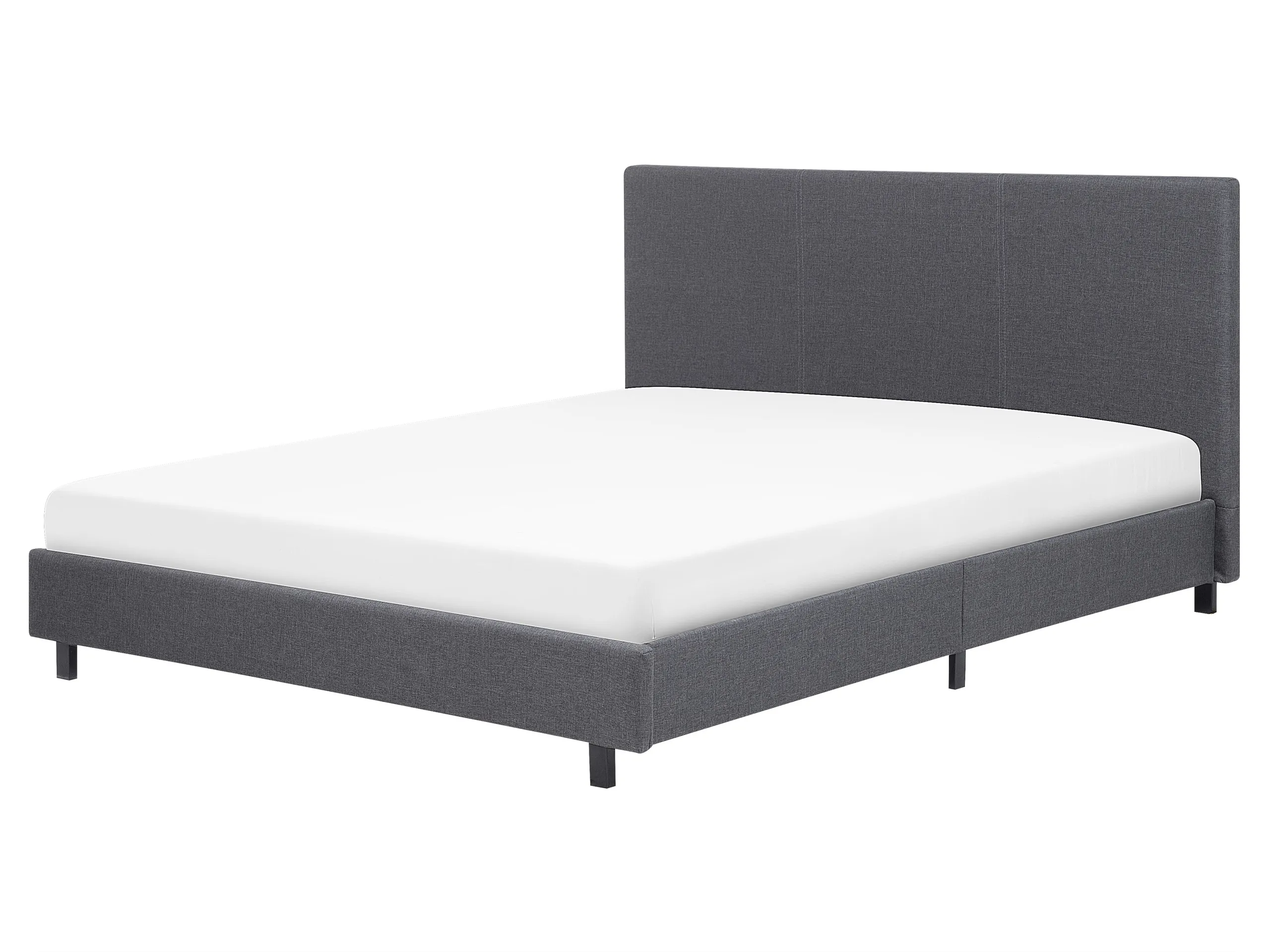 Cama Tela ALBI 160 x 200 cm Gris