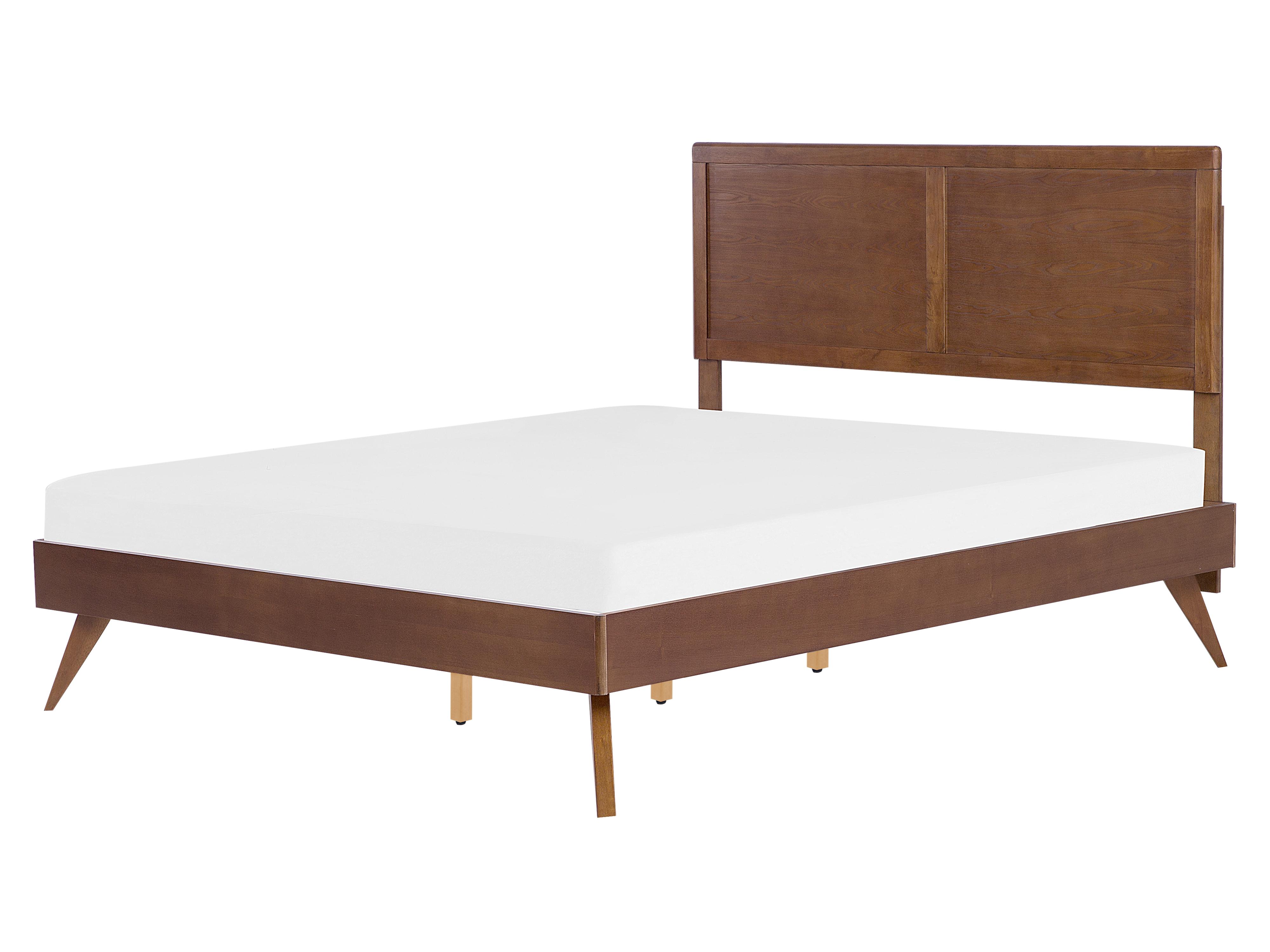 Cama ISTRES 160 x 200 cm Fresno oscuro