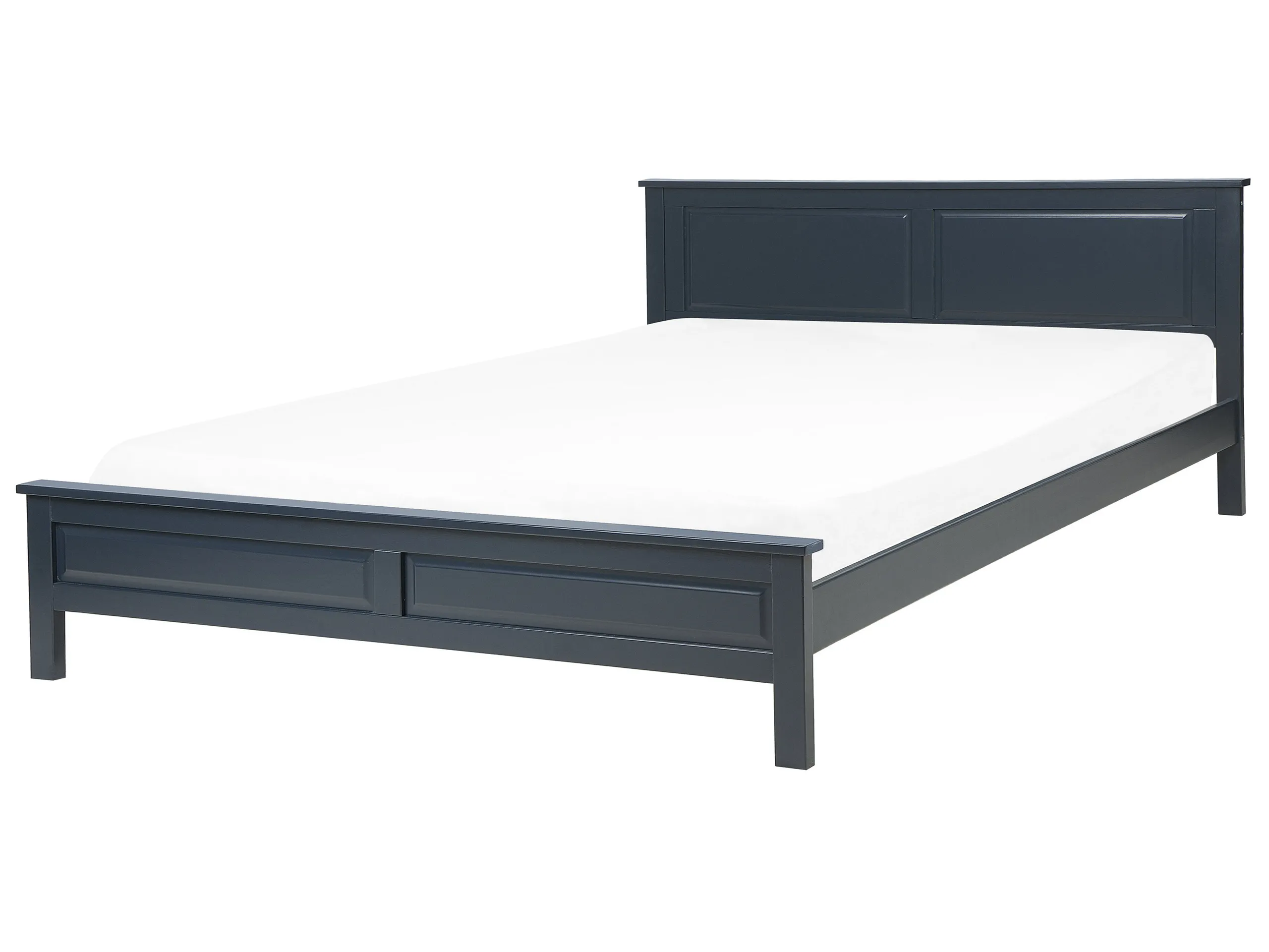Cama Madera de pino OLIVET 180 x 200 cm Azul oscuro