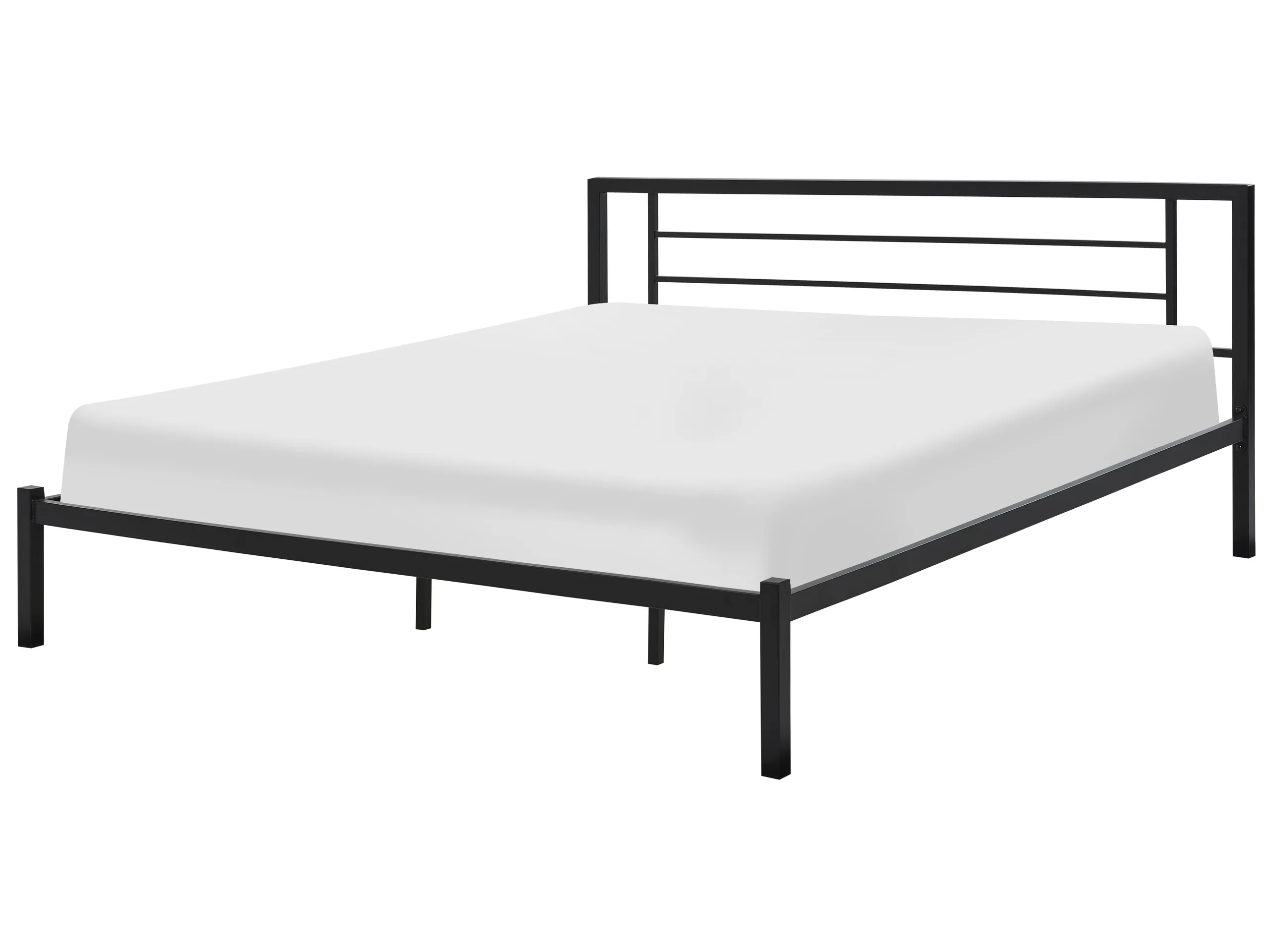 Cama Metal CUSSET 180 x 200 cm Negro