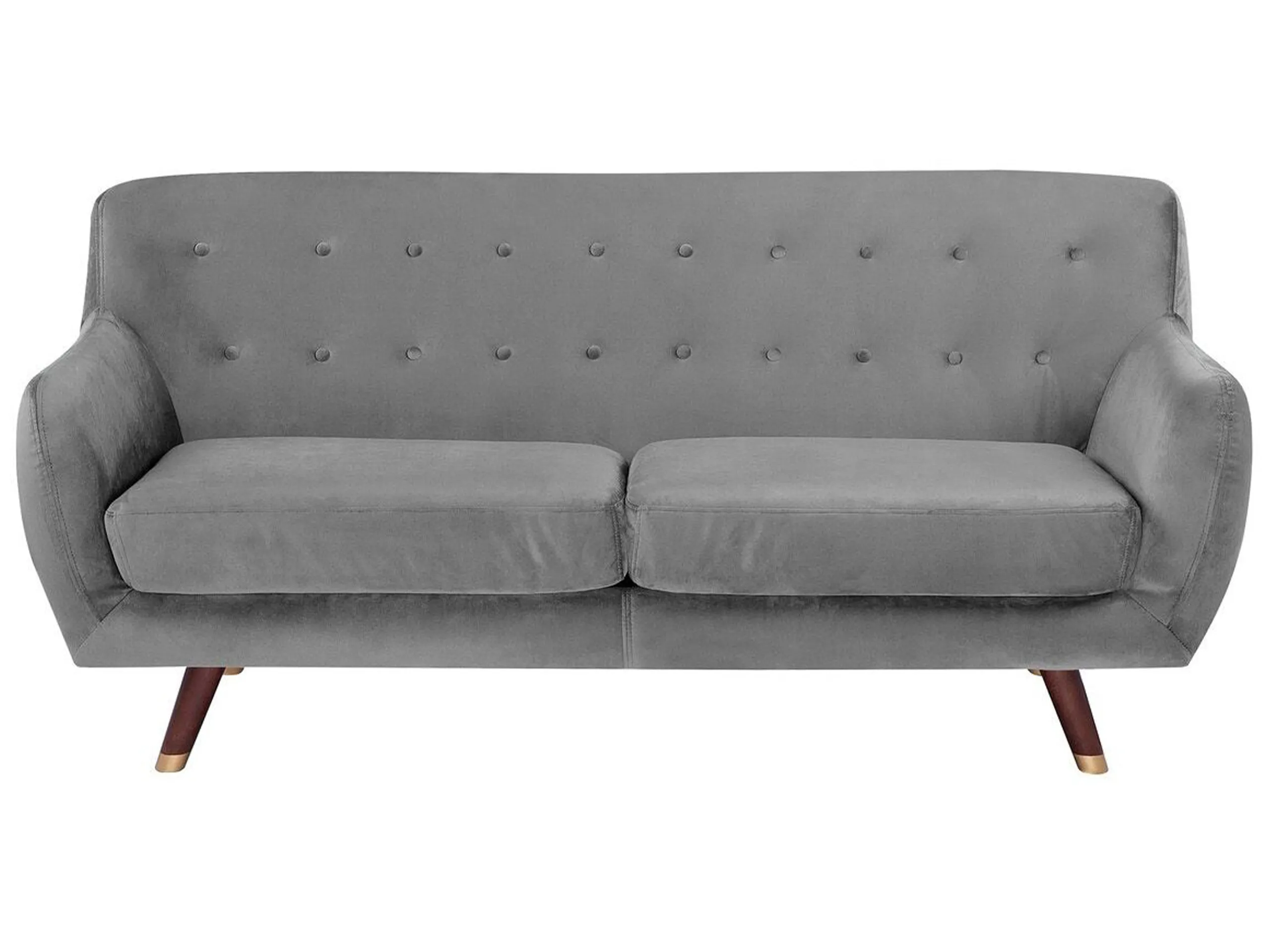 Sofa 3 Seater BODO Velvet Grey