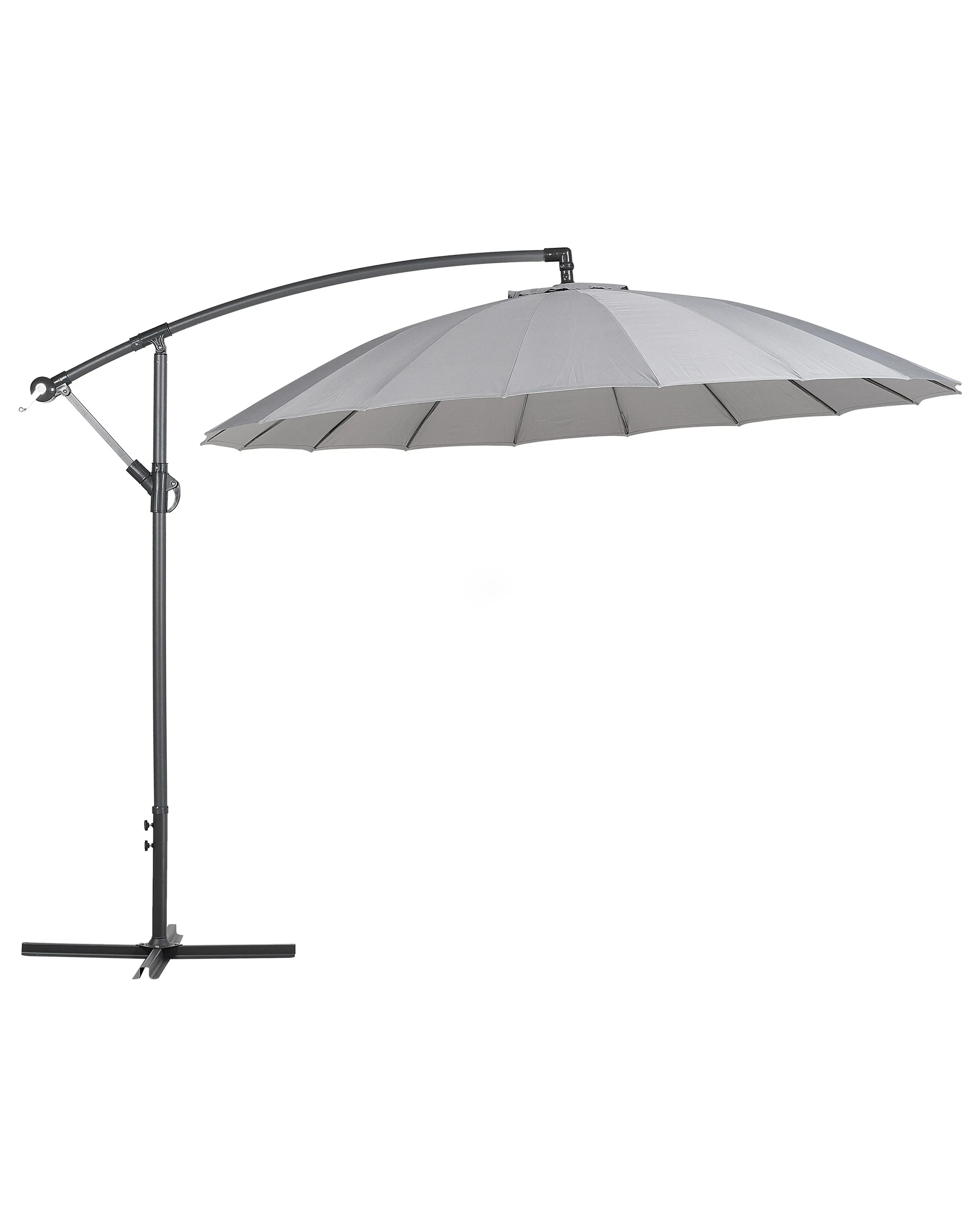 Cantilever Parasol 268 cm CALABRIA II Dark Grey