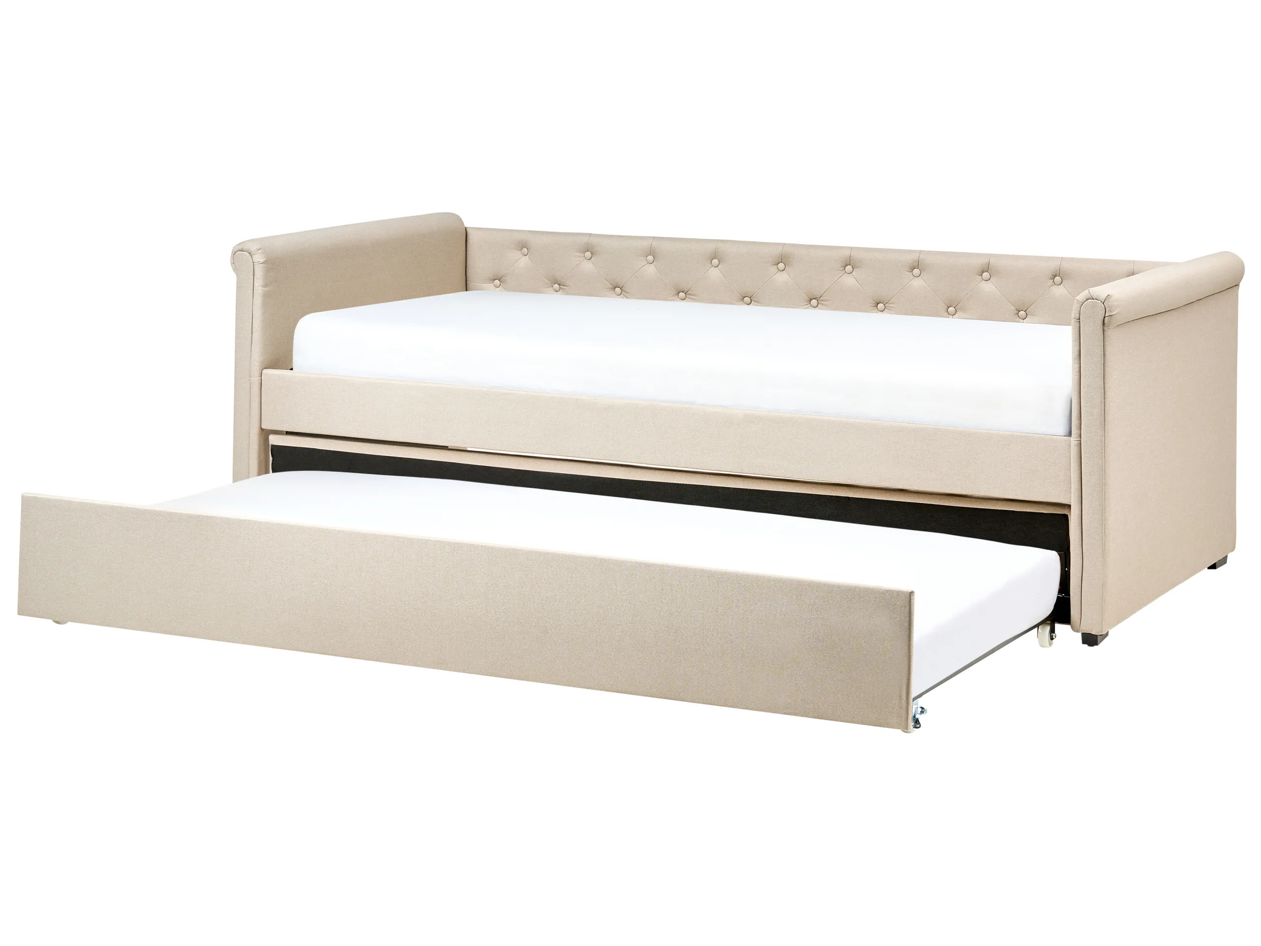 Cama nido Tela LIBOURNE 90 x 200 cm Beige