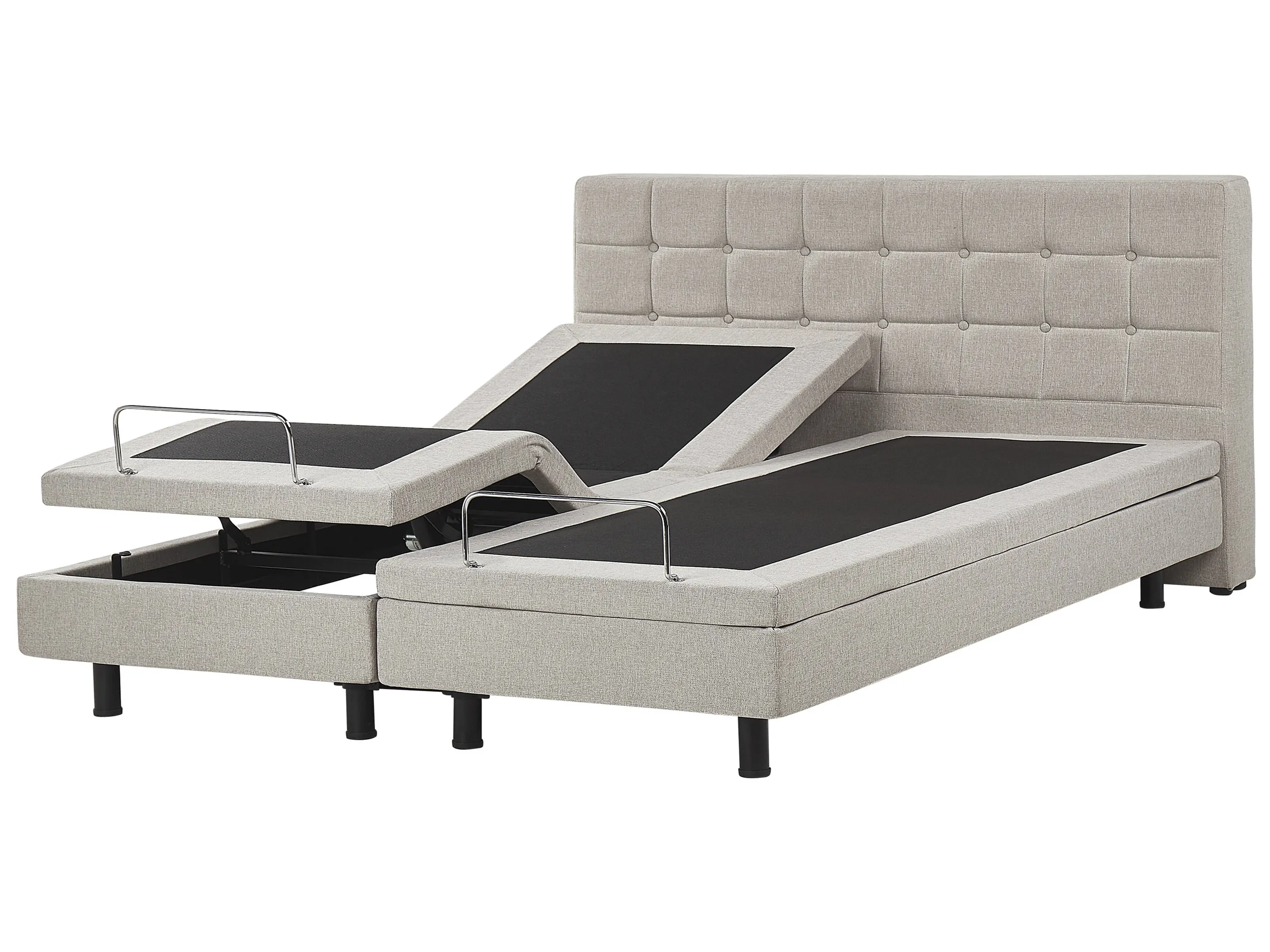 Cama ajustable Tela DUKE 180 x 200 cm Beige