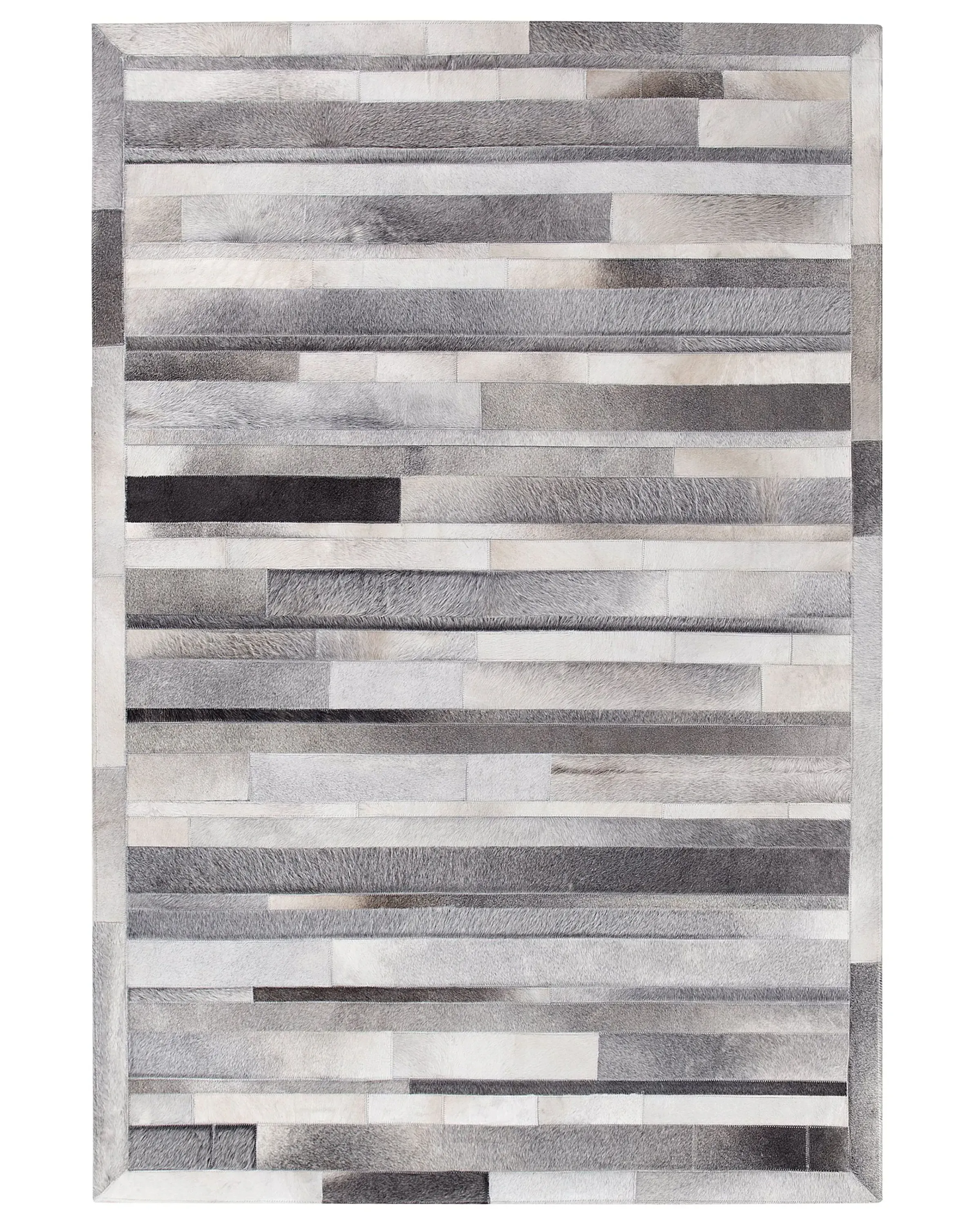 Alfombra AZAY Gris claro 140 x 200 cm Piel