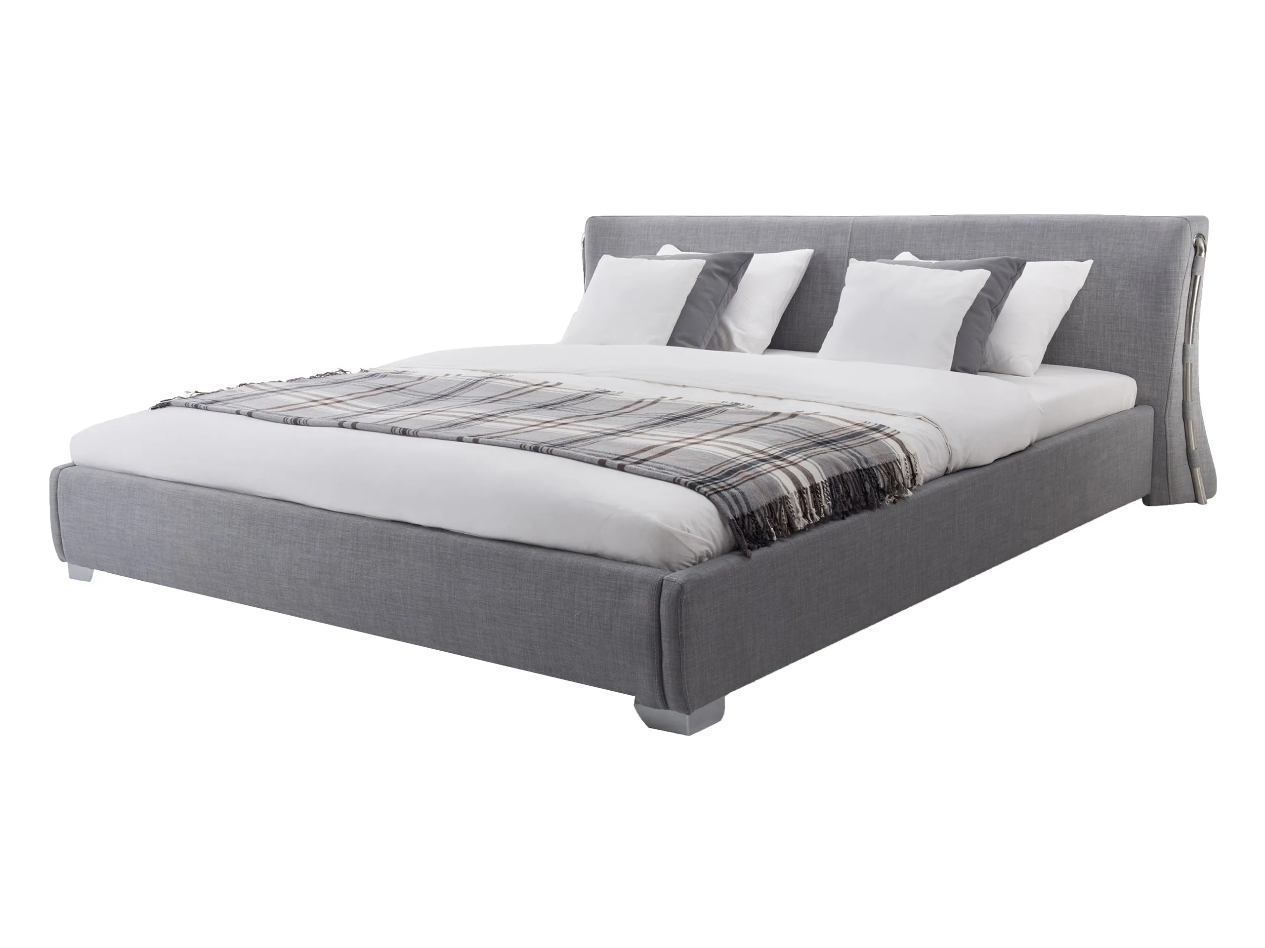Cama Tela PARIS 140 x 200 cm Gris
