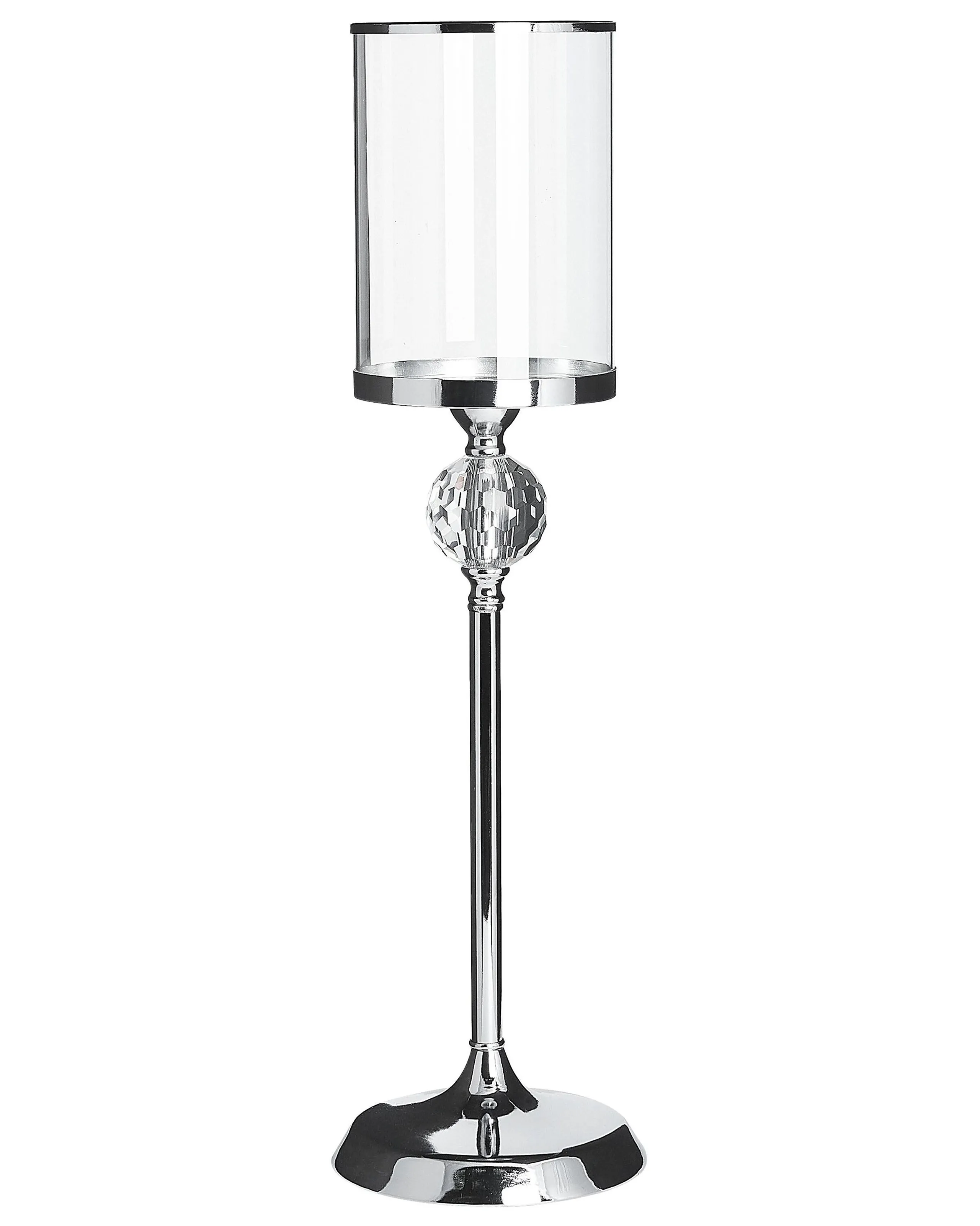Candelero COTUI Vidrio 58 cm Plateado