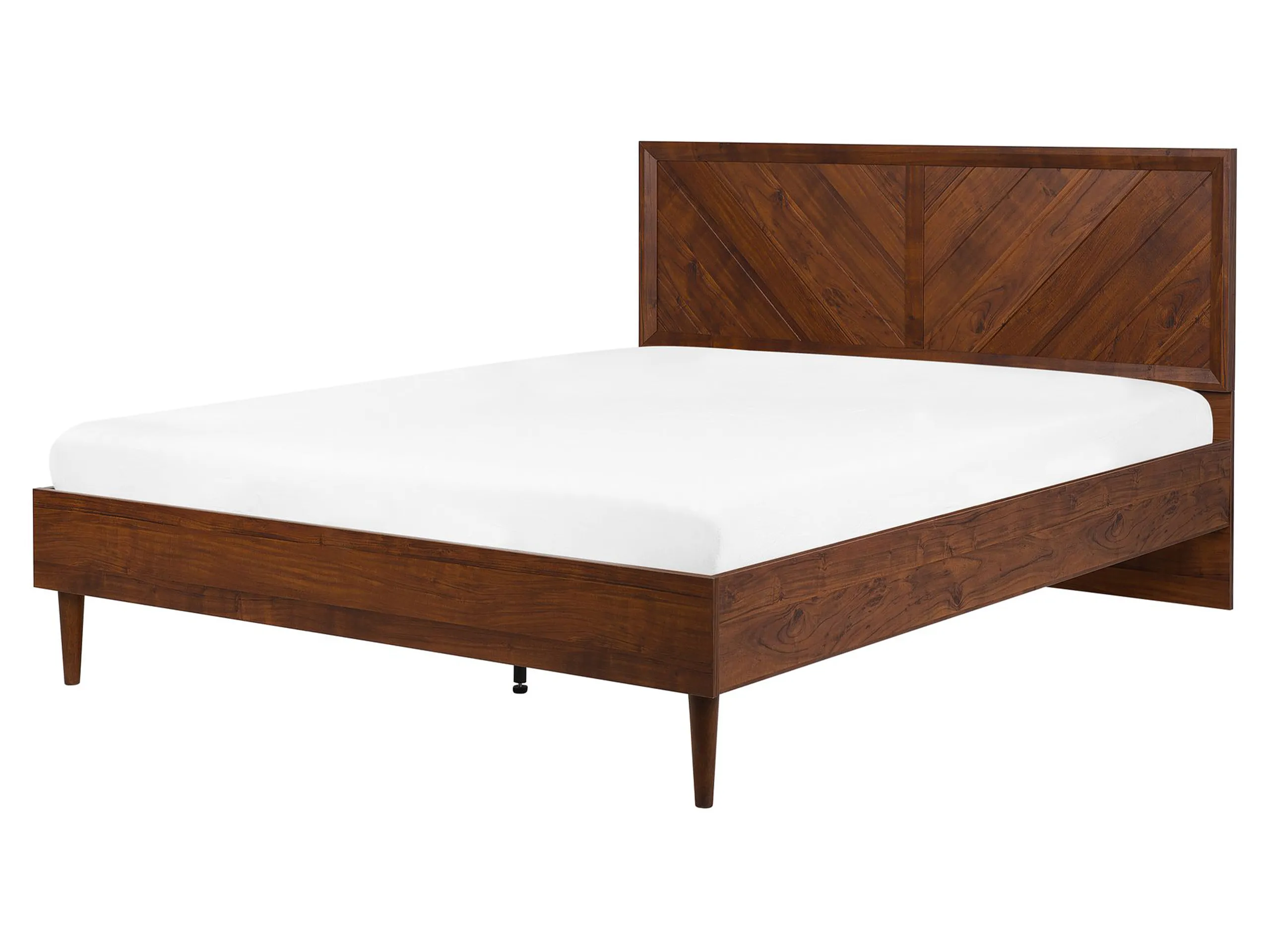 Cama MIALET 160 x 200 cm Marrón oscuro