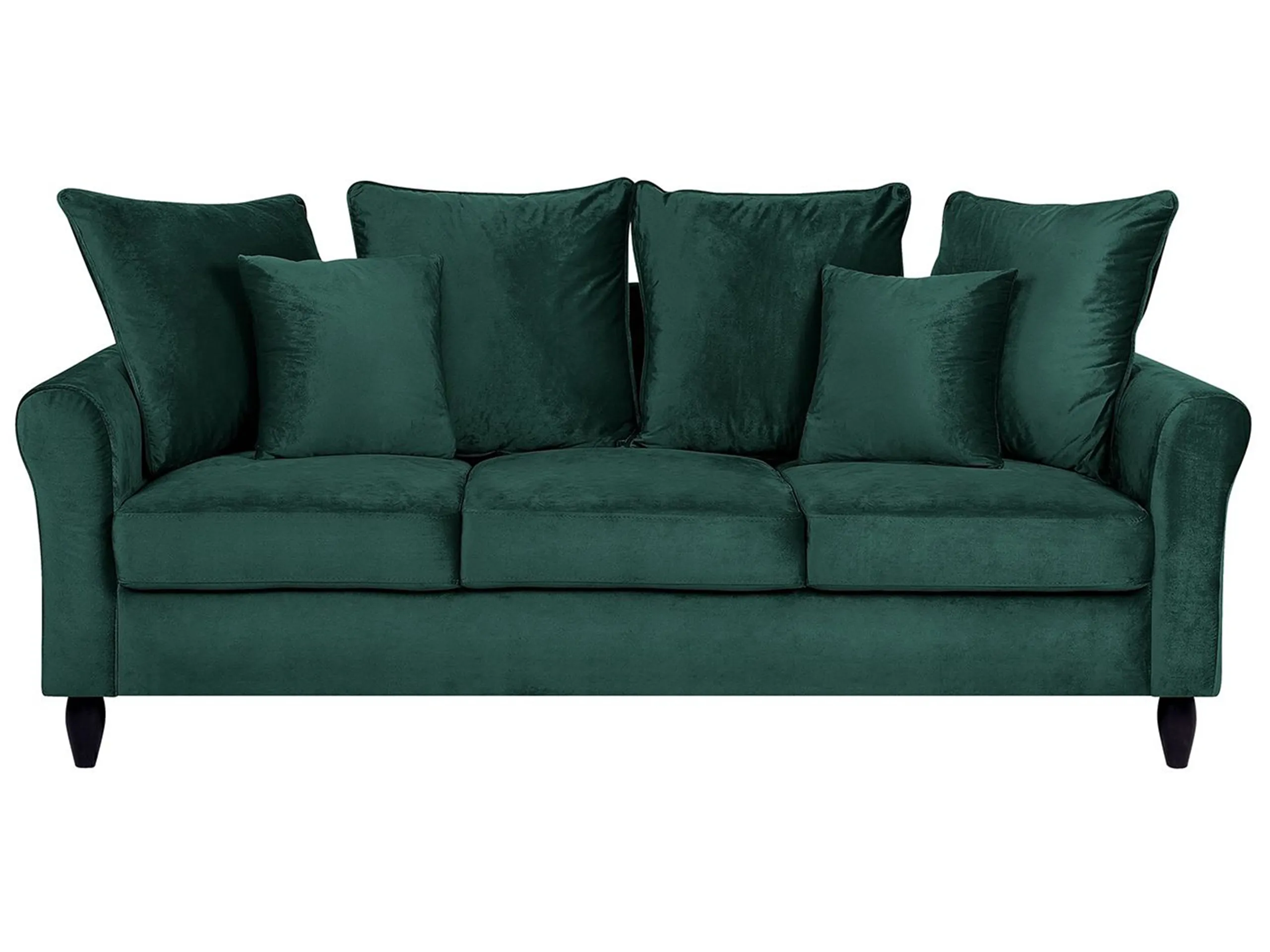 Sofa 3 Seater BORNHOLM Velvet Dark Green