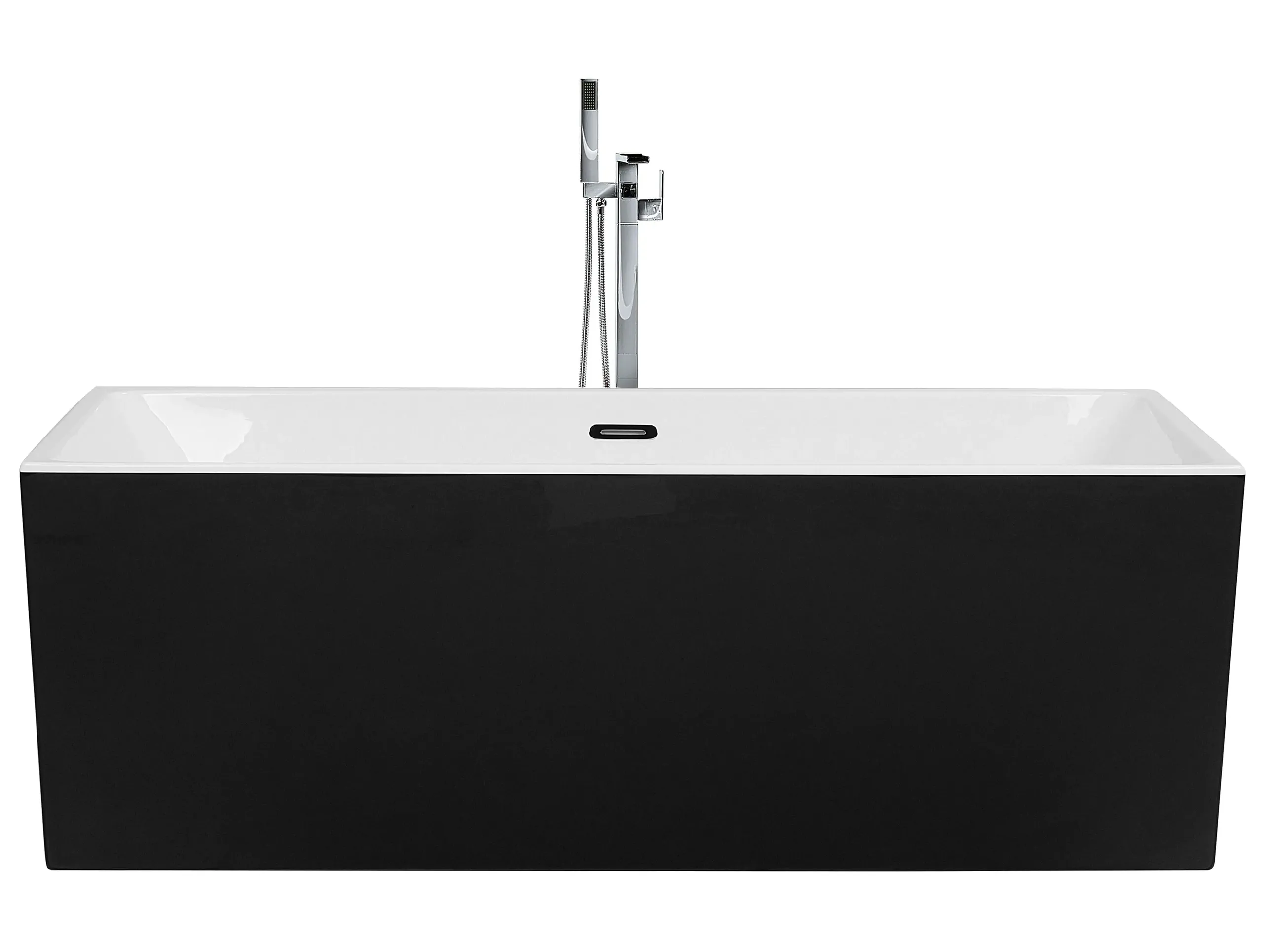 Bañera independiente RIOS 170 x 80 cm Negro