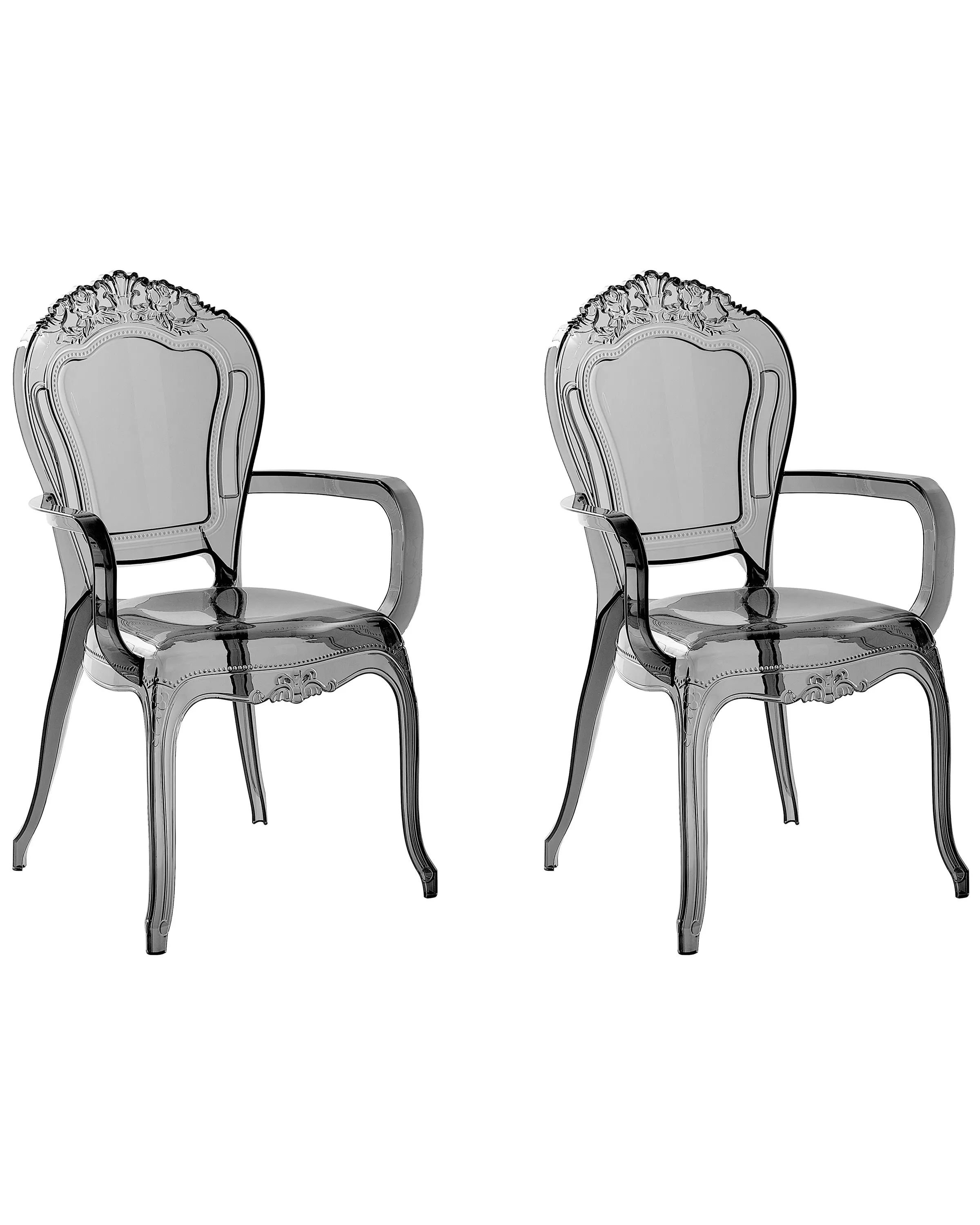Conjunto de 2 sillas de comedor VERMONT Negro