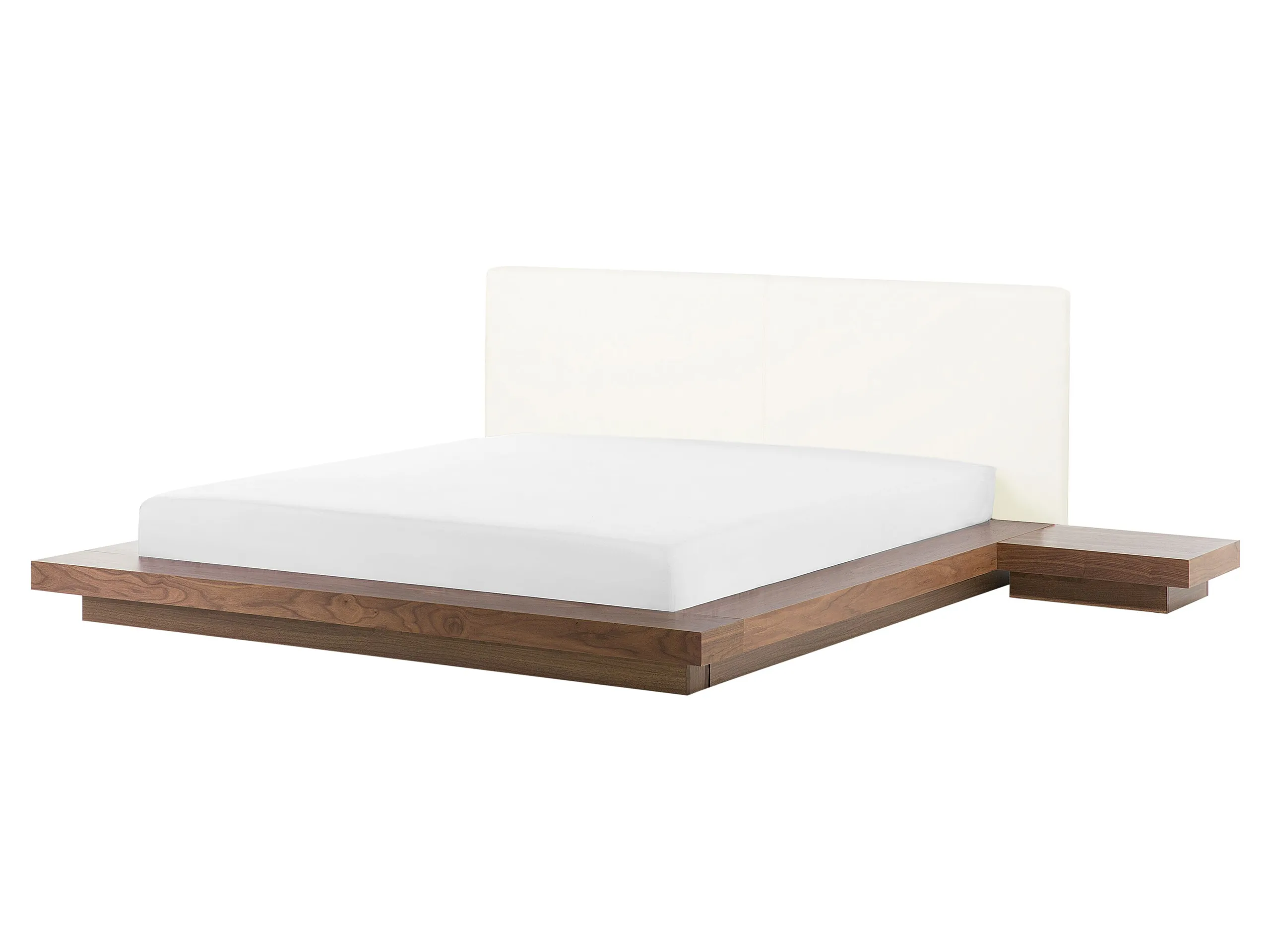 Cama ZEN 160 x 200 cm Fresno marrón