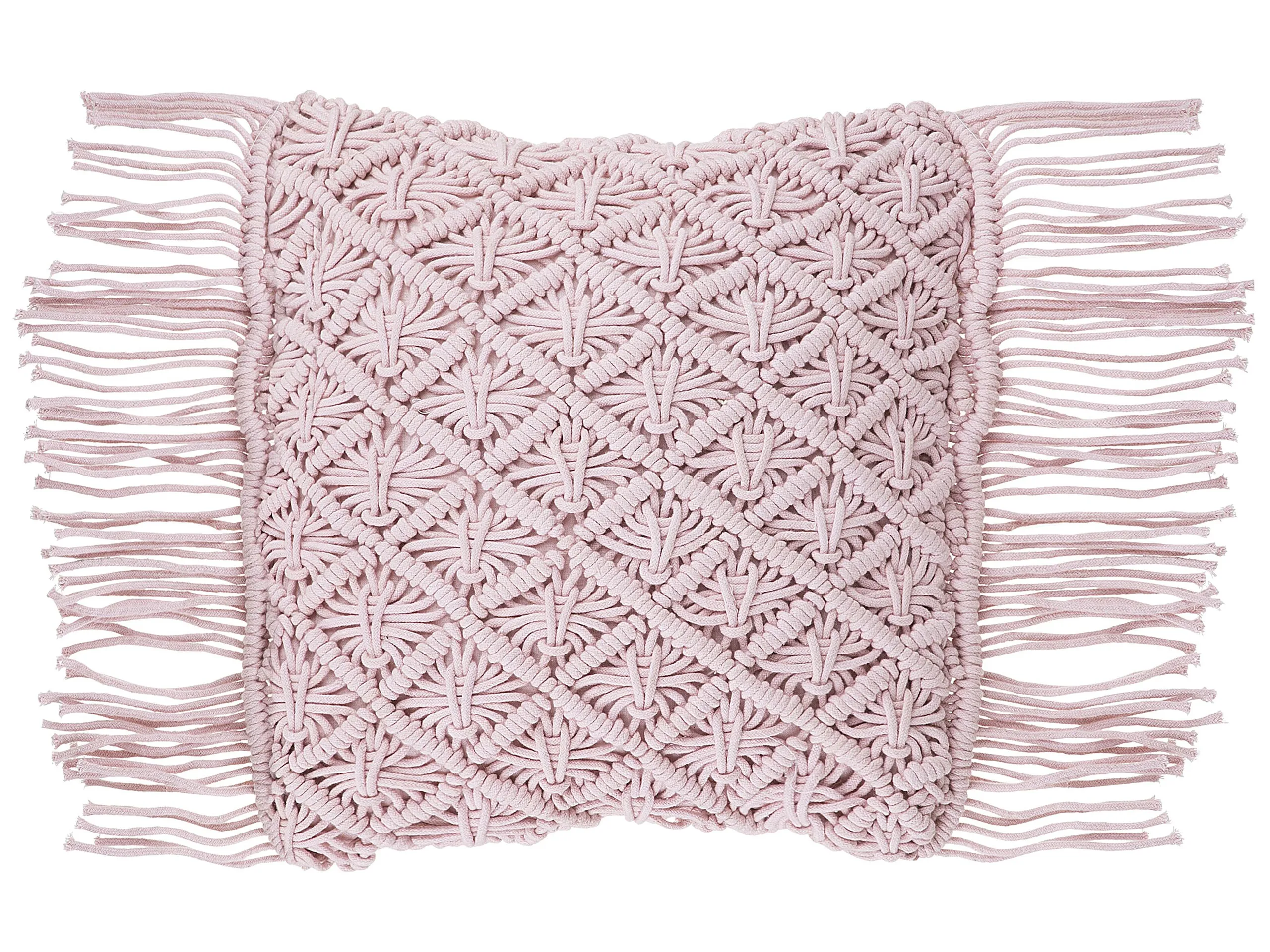 Cojín decorativo YANIKLAR Algodón 40 x 40 cm Rosa Patrón geométrico