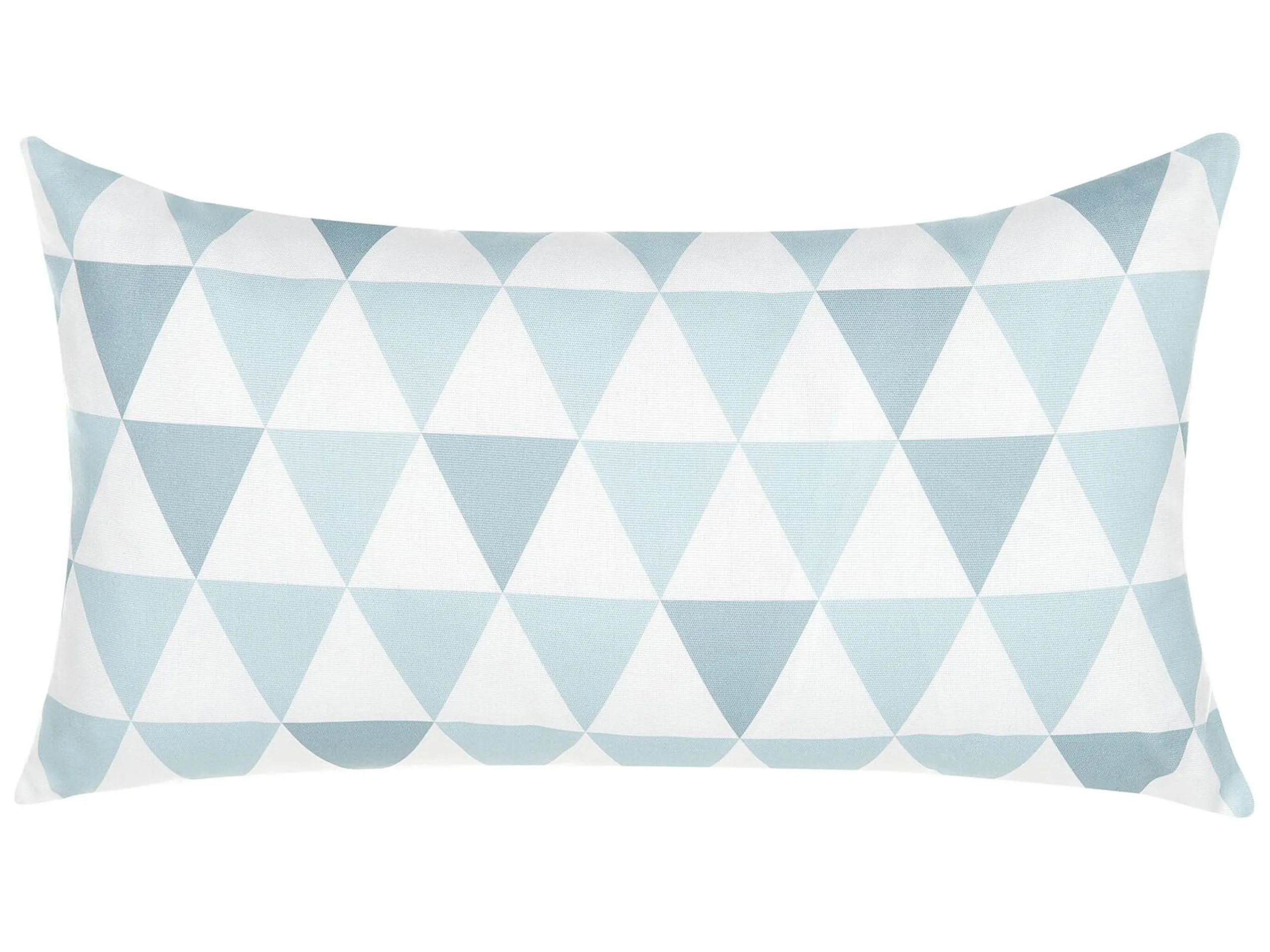 Cojín de exterior TRIFOS Patrón geométrico 40 x 70 cm Azul