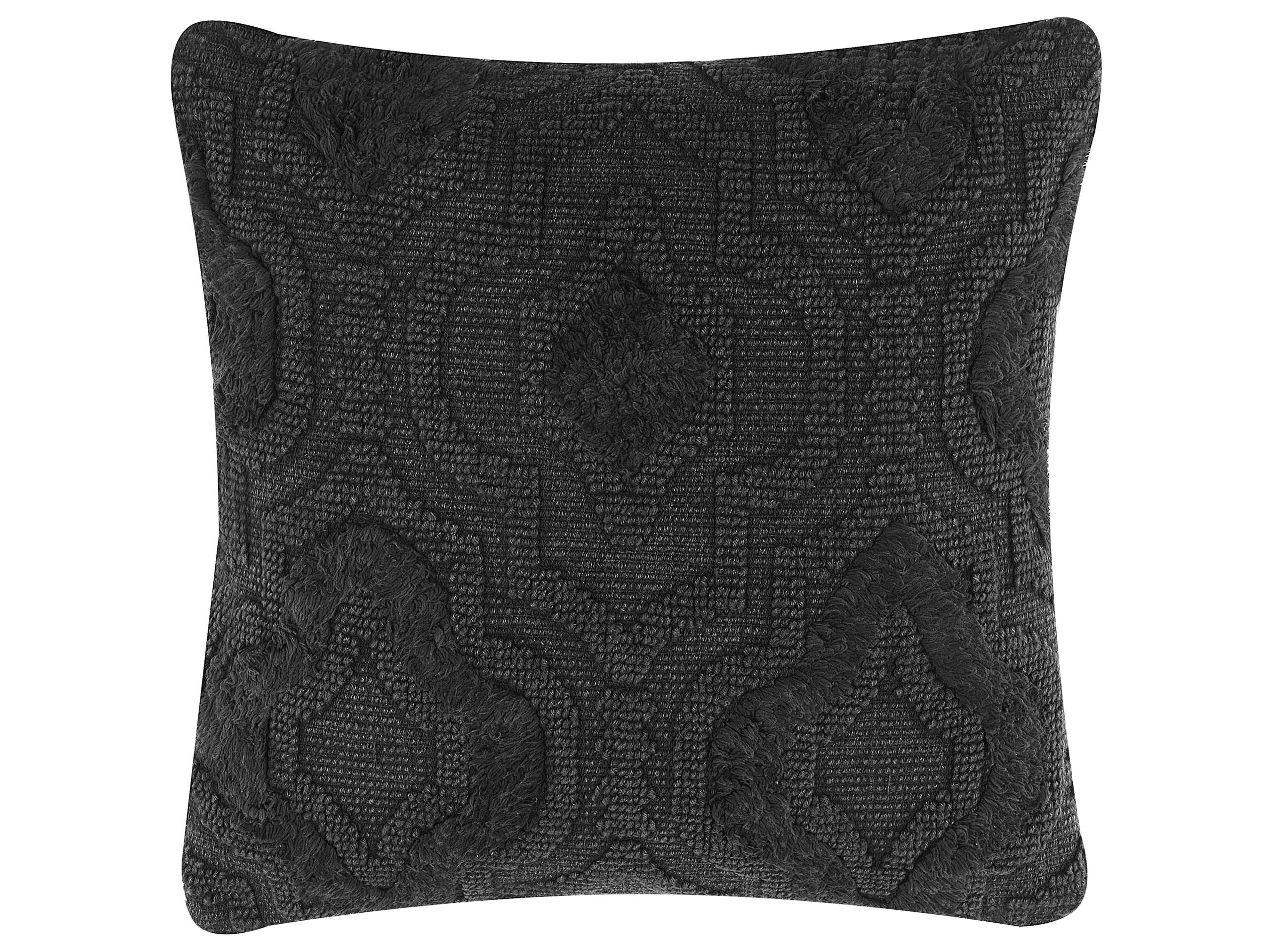 Cojín decorativo PAIKA Algodón 45 x 45 cm Gris oscuro Liso
