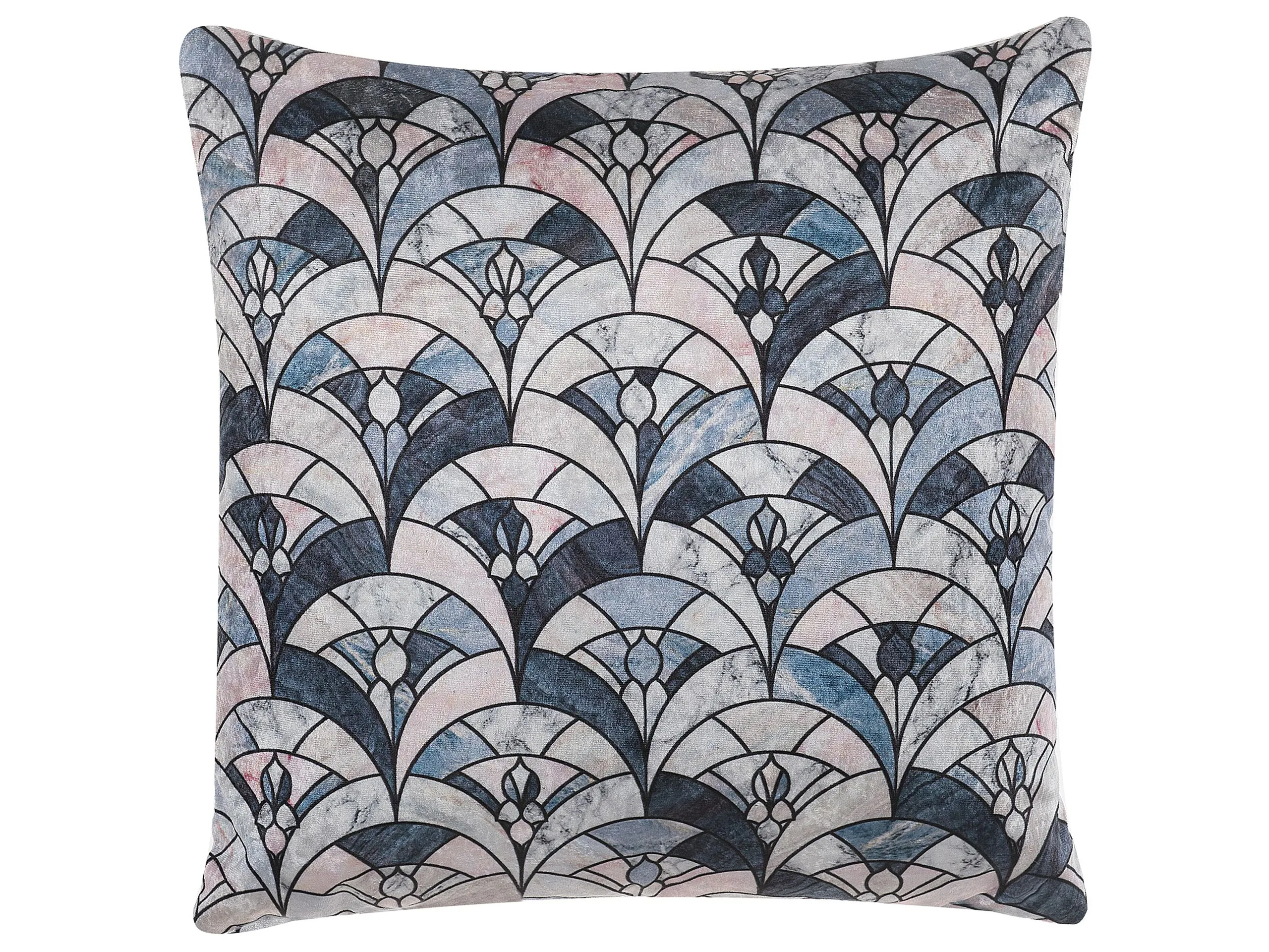 Cojín decorativo KOODAL 45 x 45 cm Multicolor Patrón geométrico