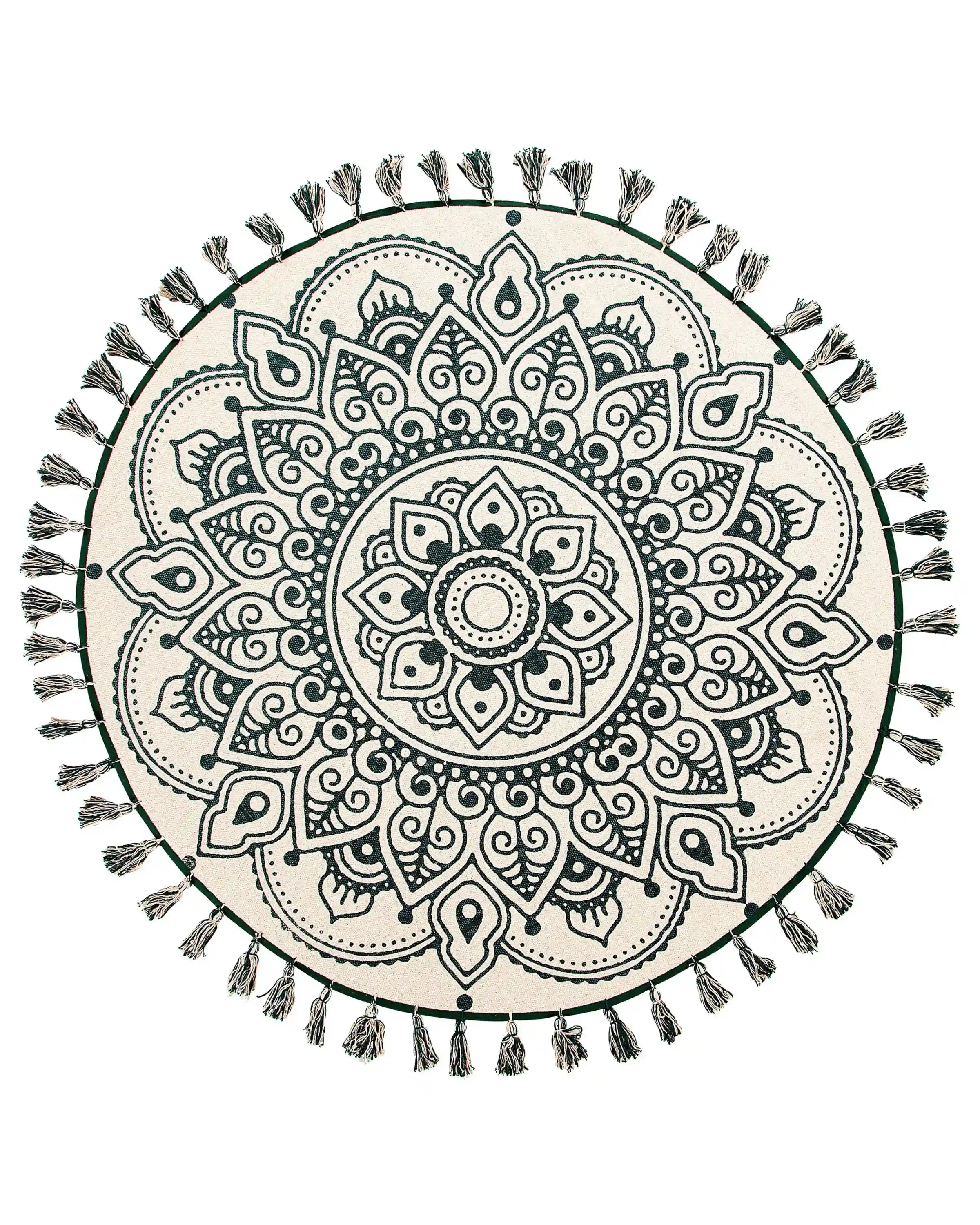 Alfombra IRICE Verde ø 120 cm Algodón