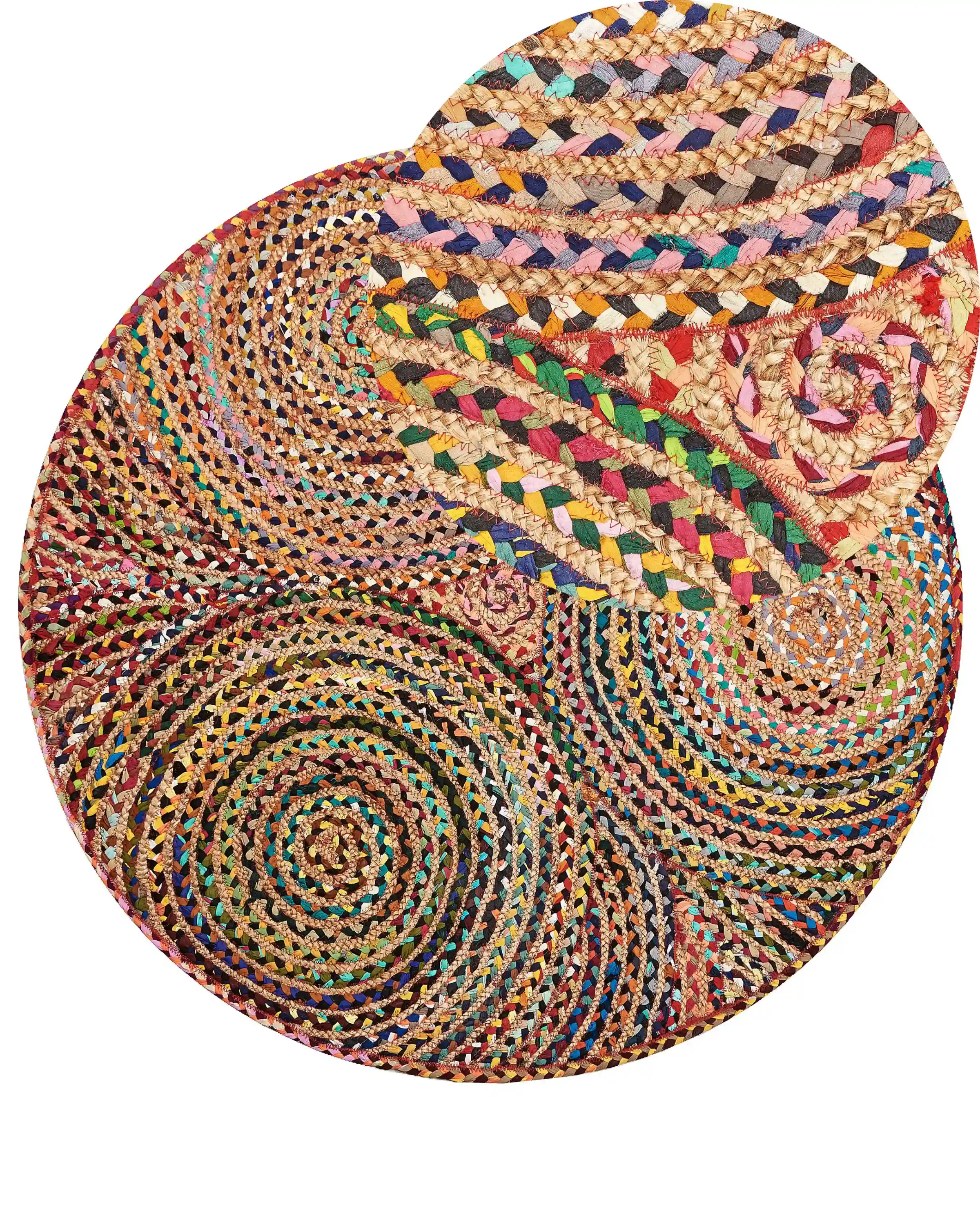 Alfombra YENICE Multicolor ø 140 cm Yute