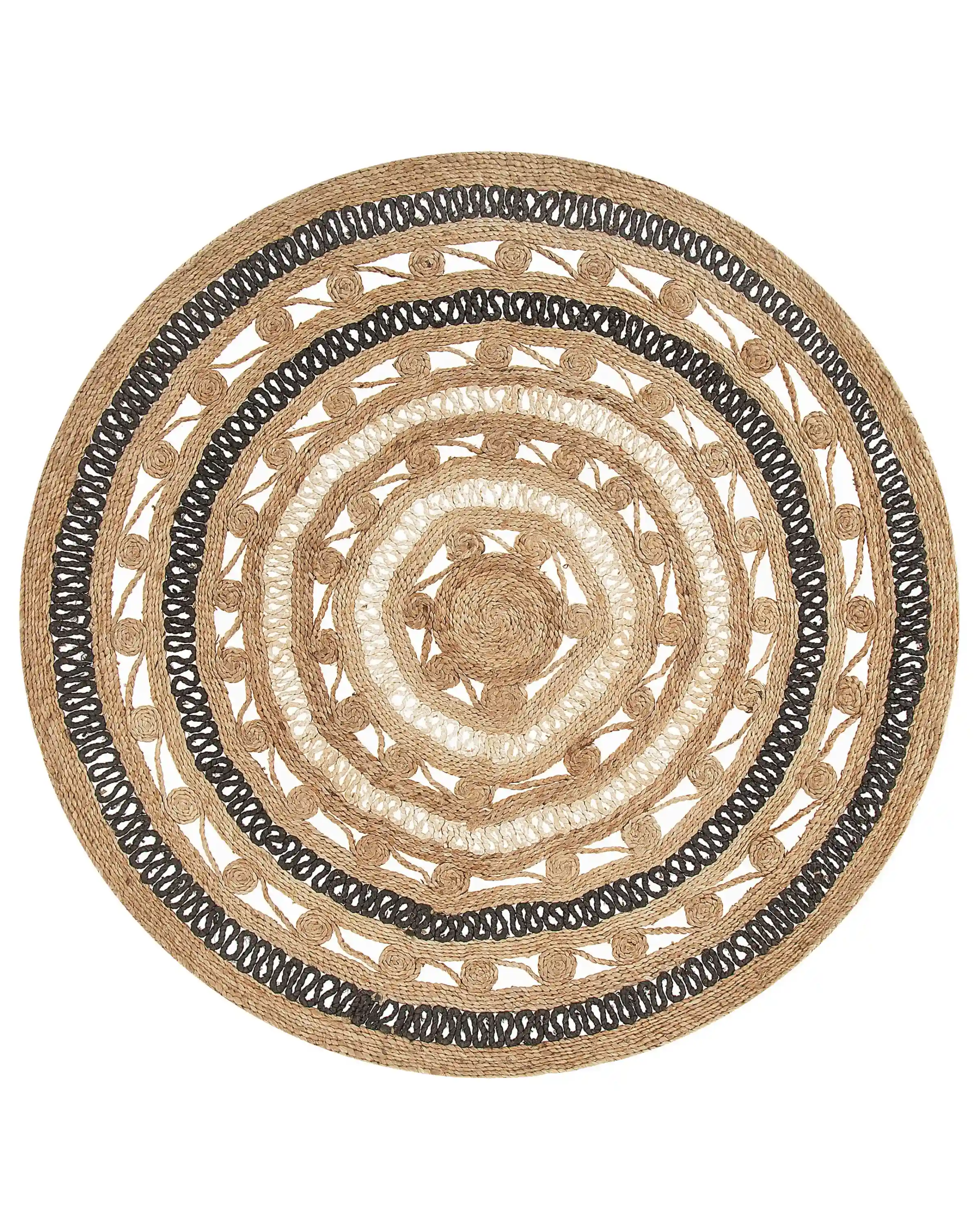 Alfombra GOYNE Beige ø 140 cm Yute