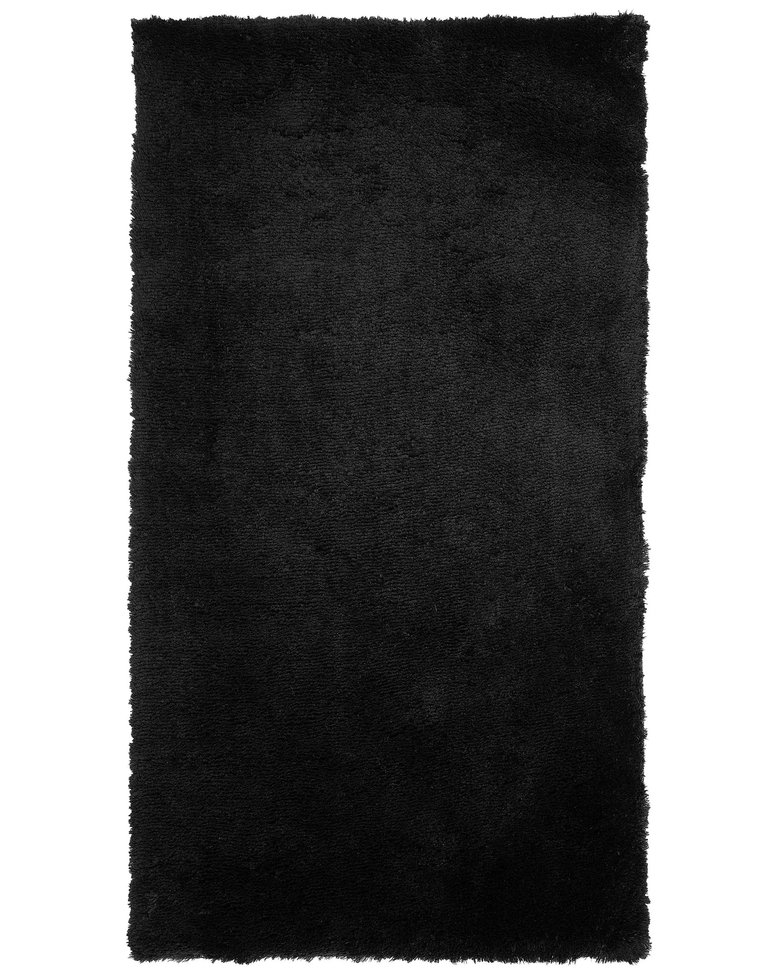 Alfombra de pelo largo EVREN Negro 80 x 150 cm