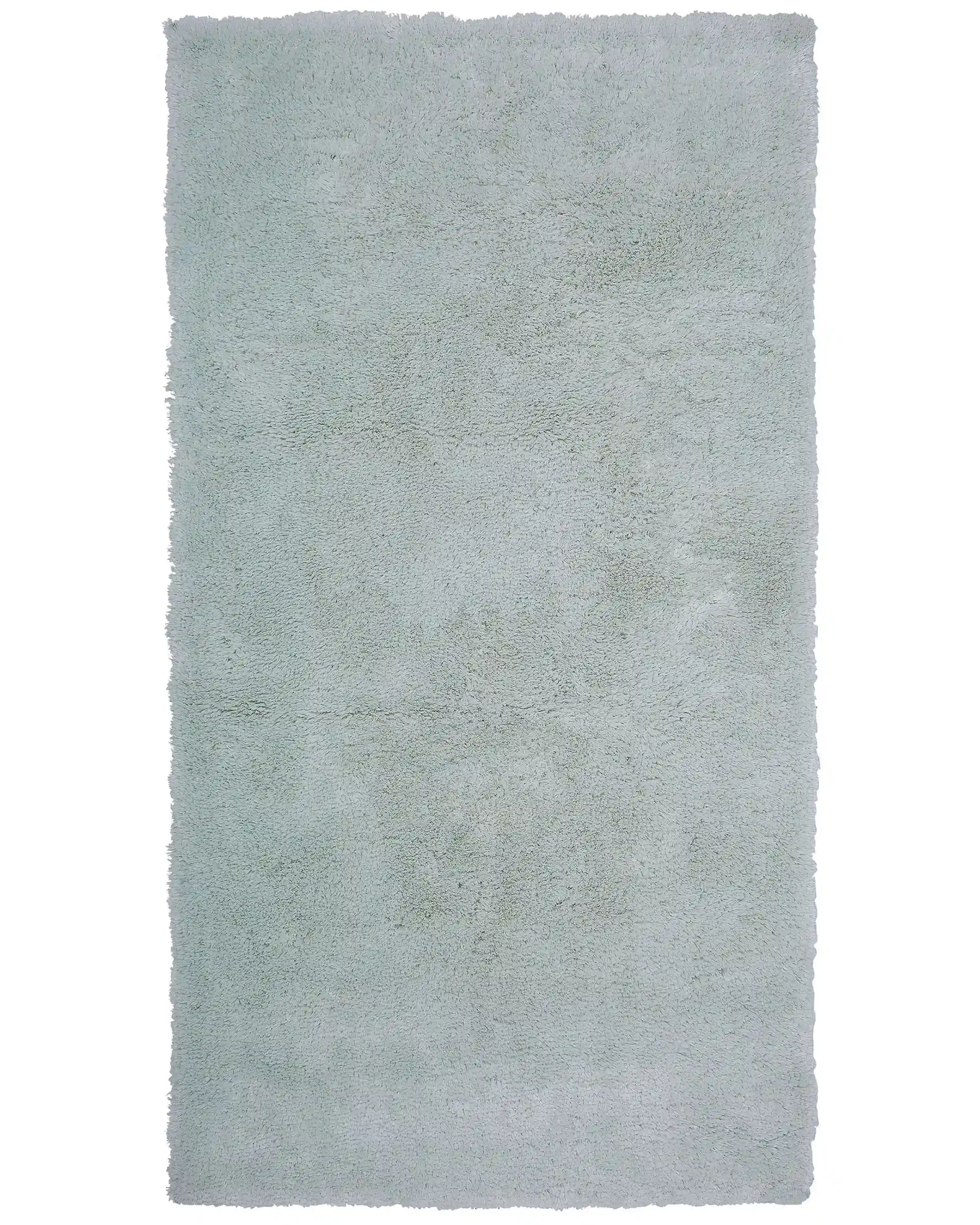 Alfombra de pelo largo EVREN Verde menta 80 x 150 cm