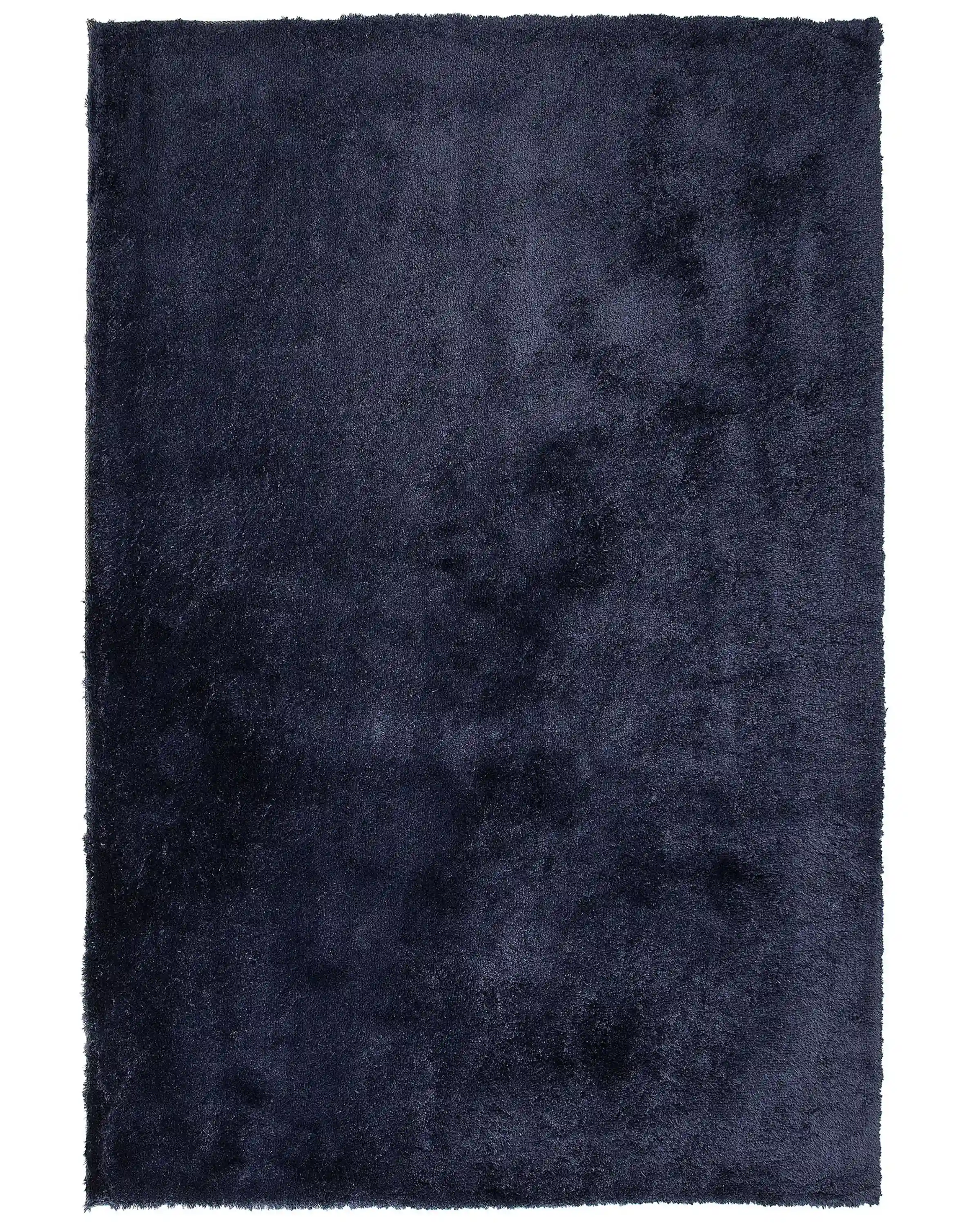 Alfombra de pelo largo EVREN Azul oscuro 160 x 230 cm
