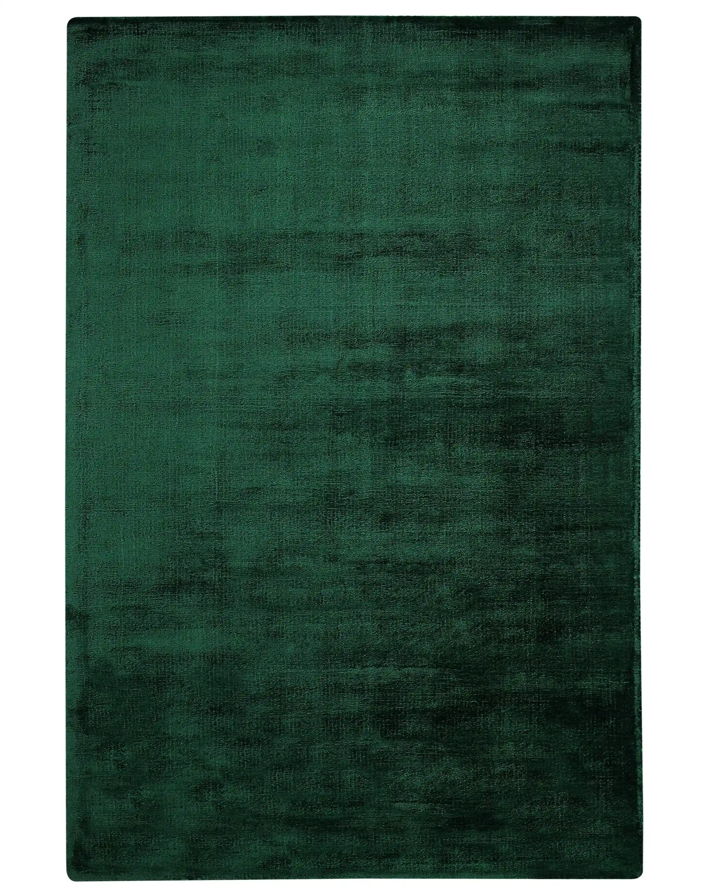 Alfombra GESI II Verde oscuro 140 x 200 cm Viscosa