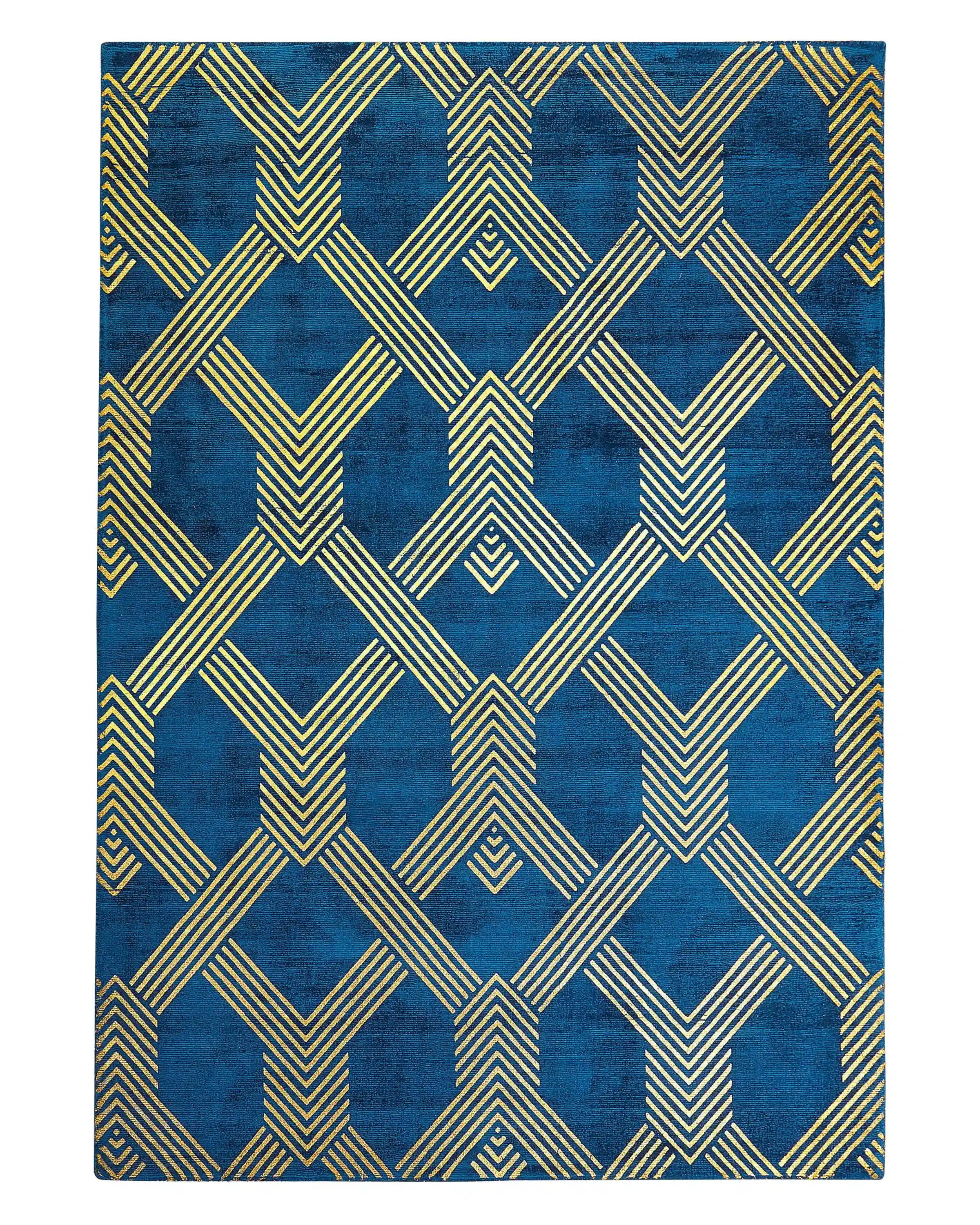 Alfombra VEKSE Azul 140 x 200 cm Viscosa