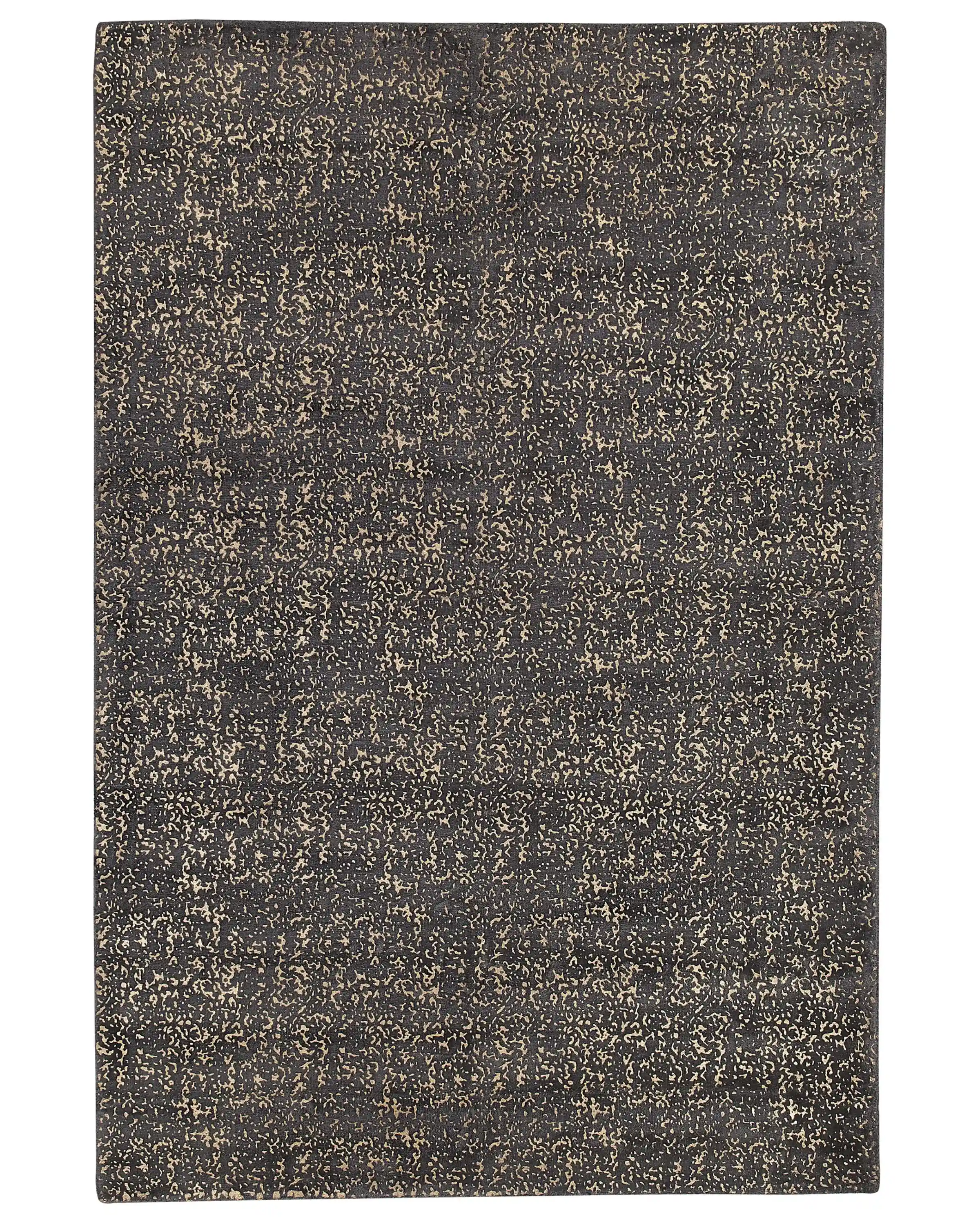 Alfombra ESEL Dorado 140 x 200 cm Viscosa
