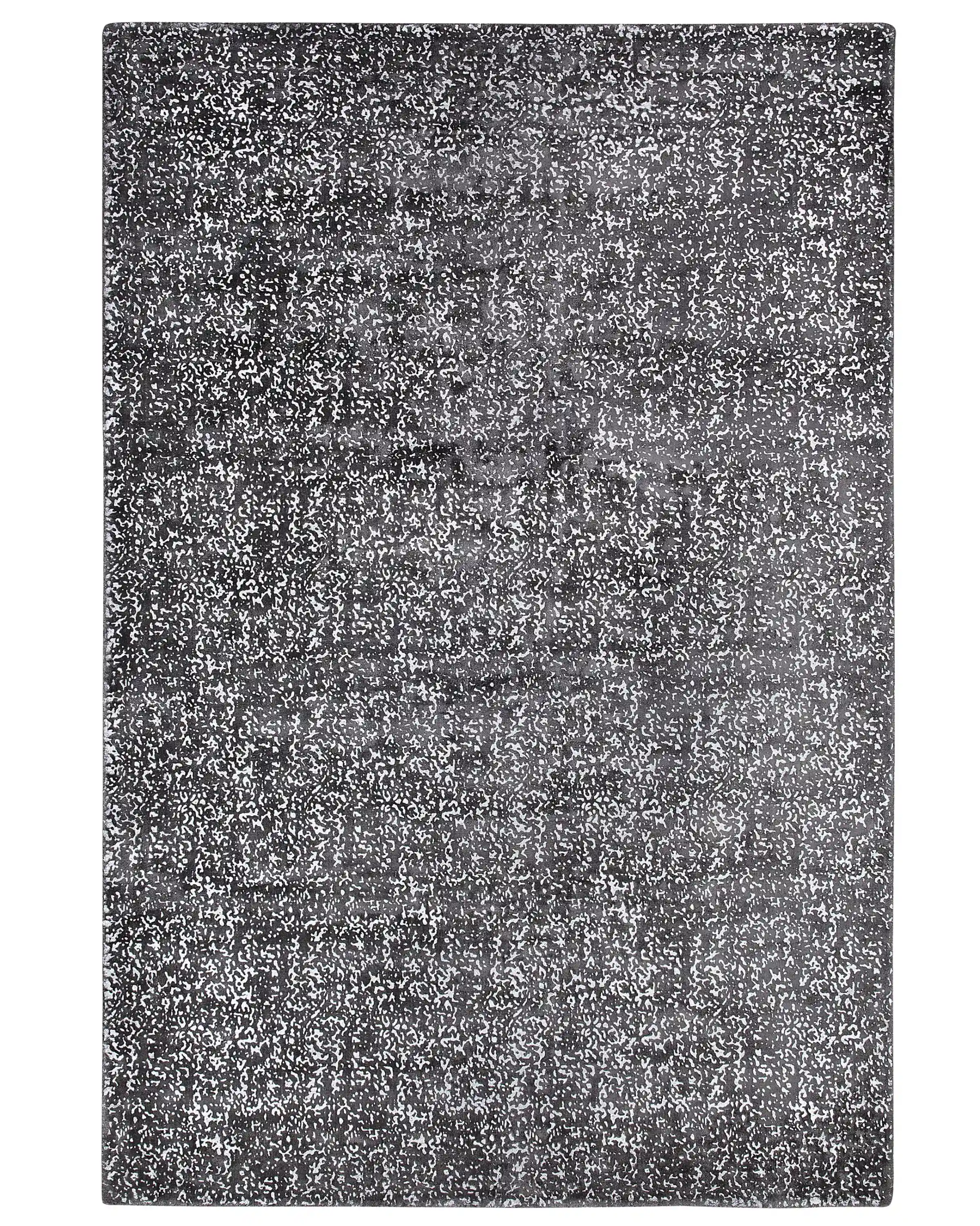 Alfombra ESEL Plateado 140 x 200 cm Viscosa