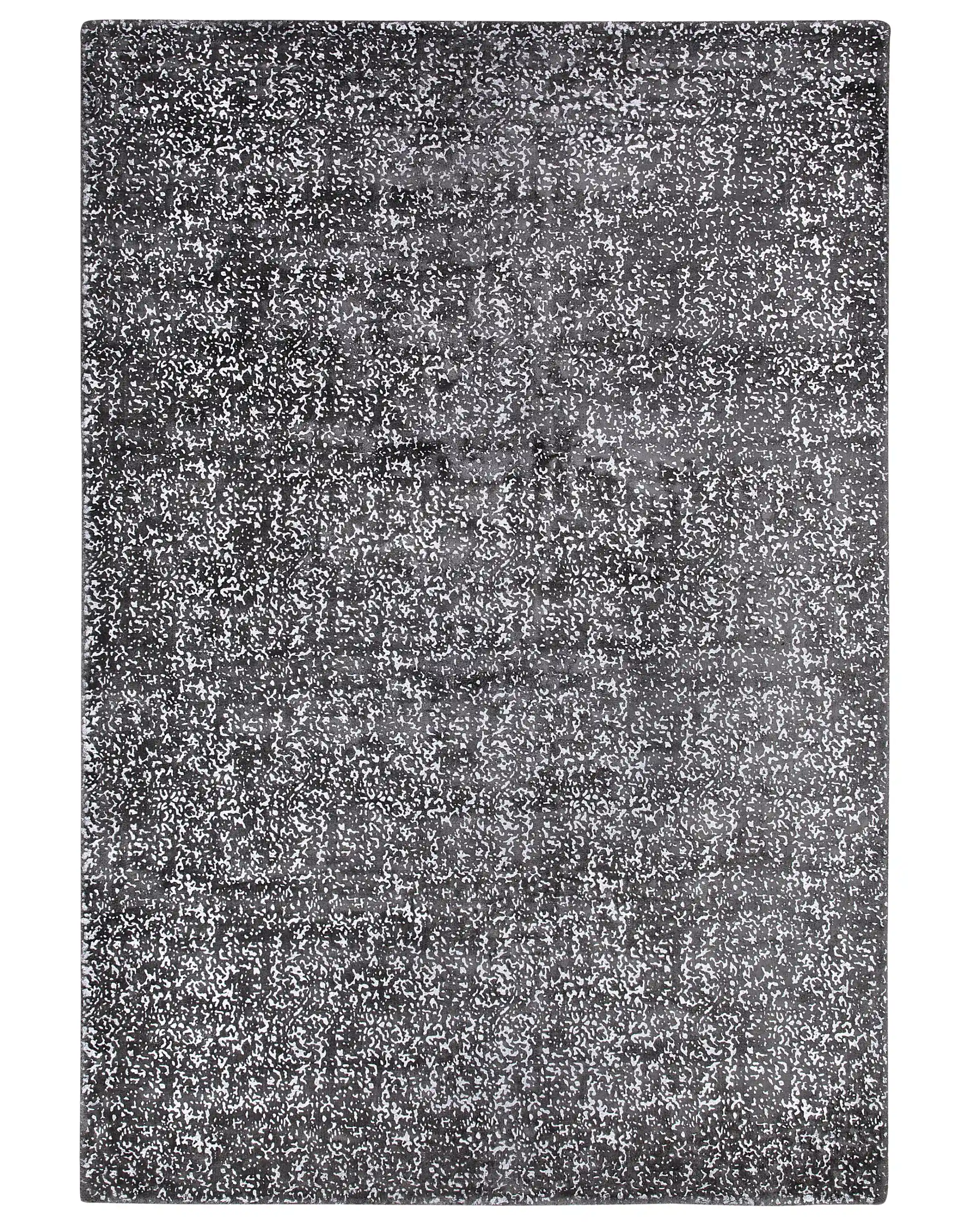 Alfombra ESEL Plateado 160 x 230 cm Viscosa