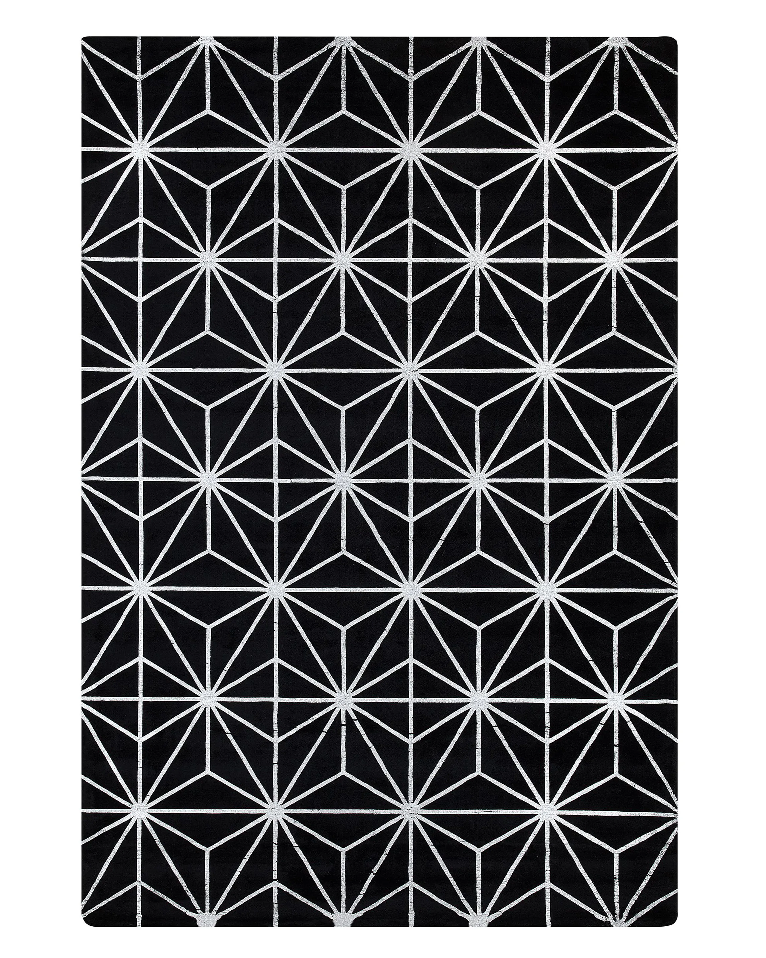 Alfombra SIBEL Negro 140 x 200 cm Viscosa