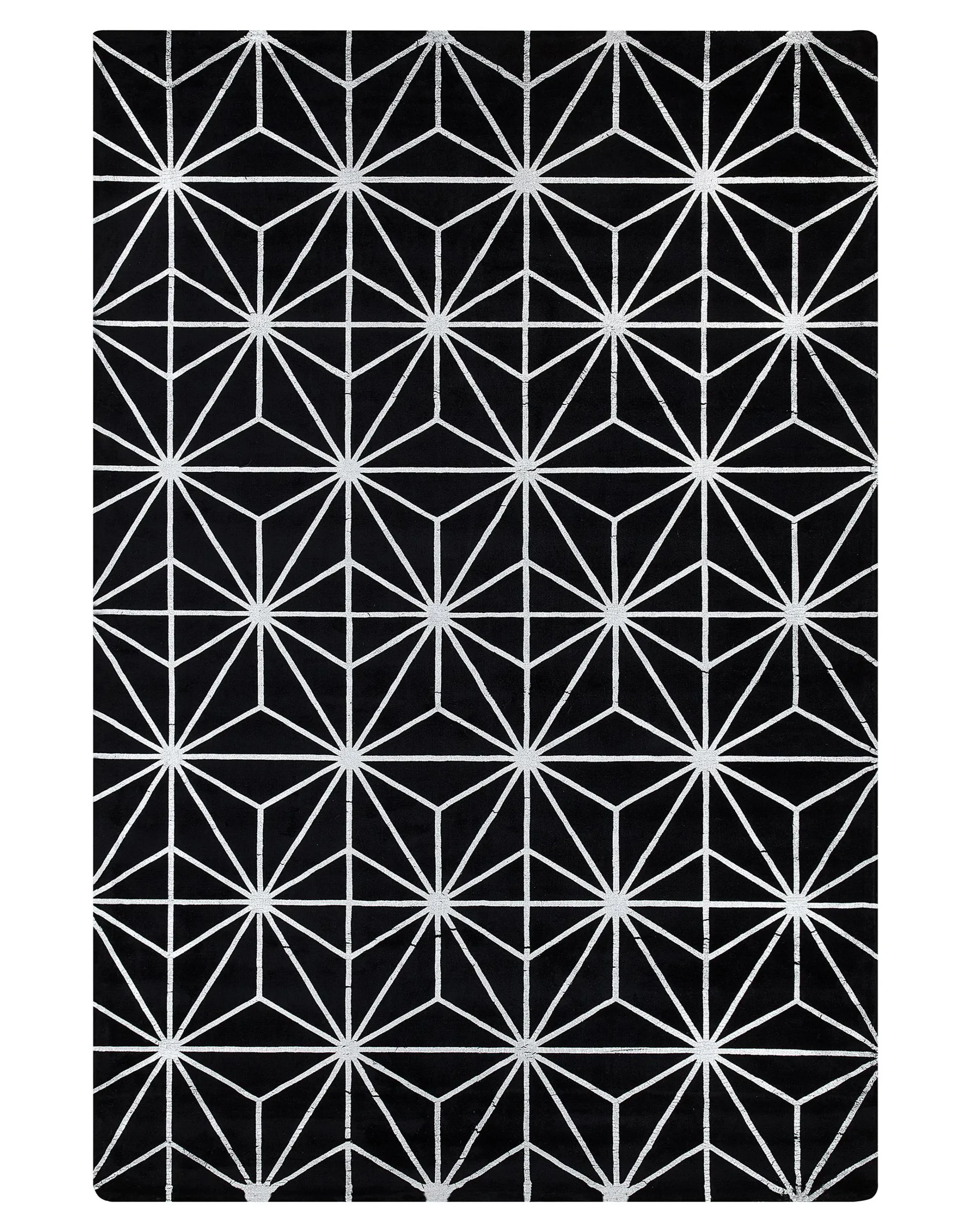 Alfombra SIBEL Negro 160 x 230 cm Viscosa