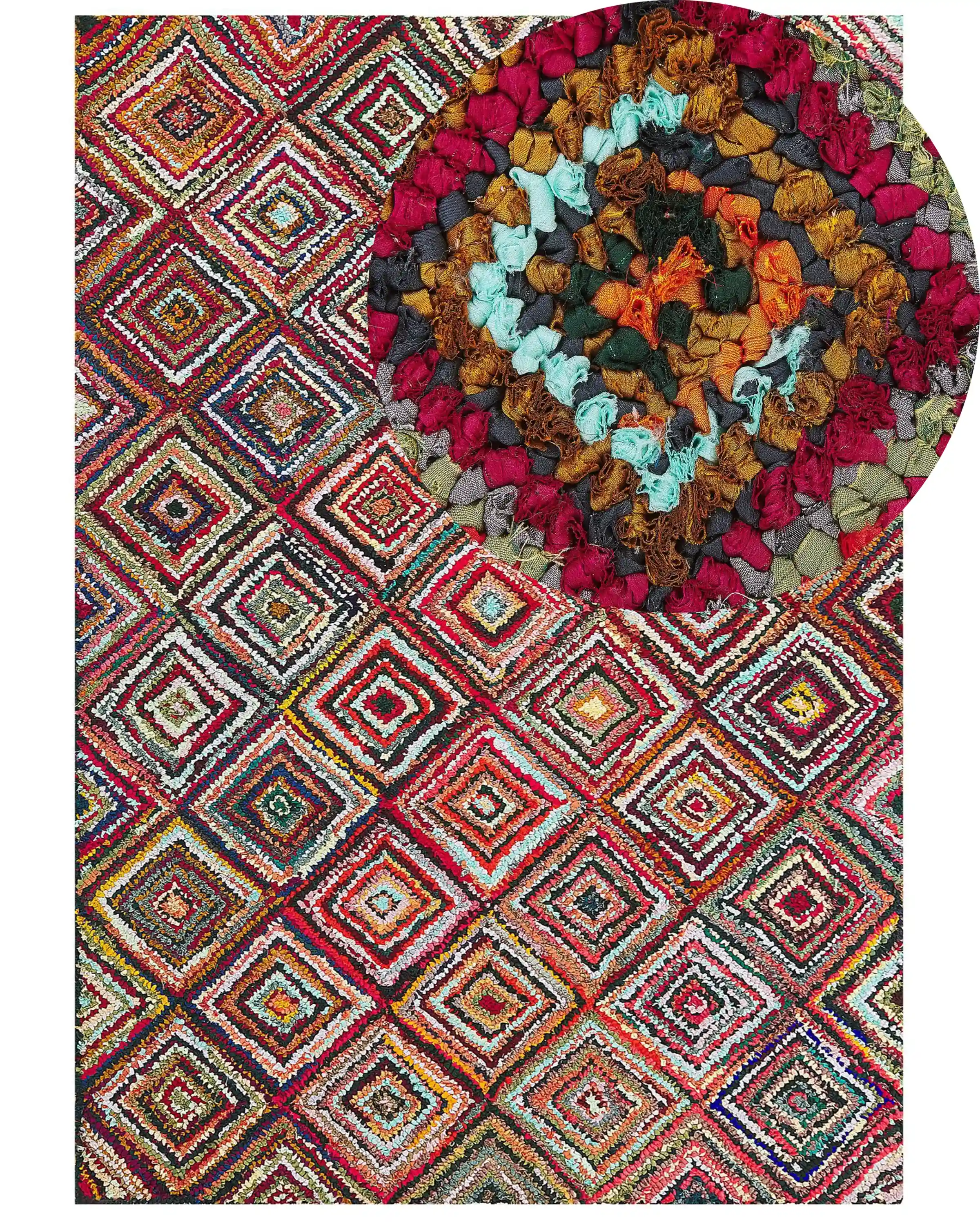 Alfombra KAISERI Multicolor 160 x 230 cm Algodón