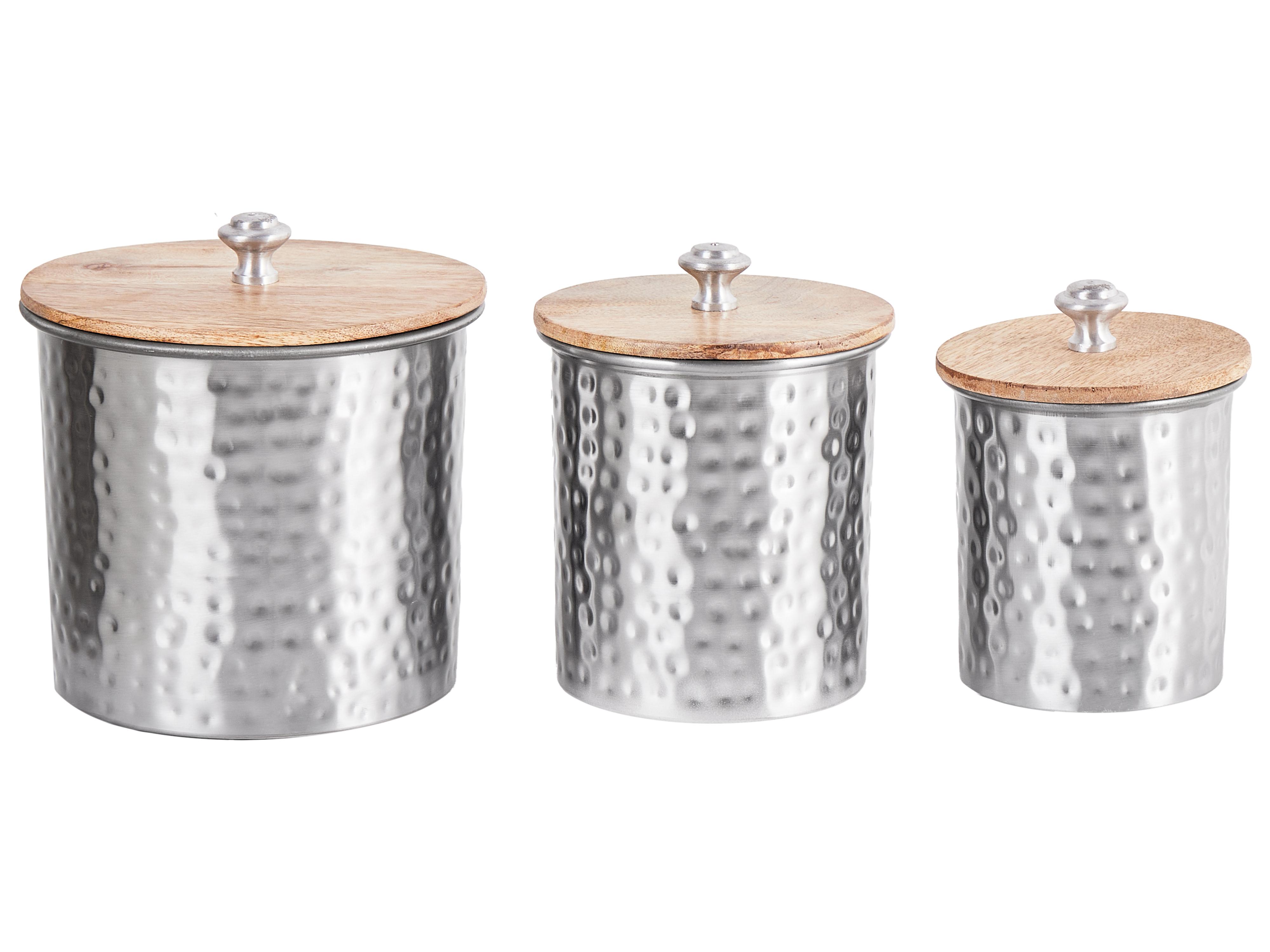 Recipiente ALEXANDRIA Metal Plateado