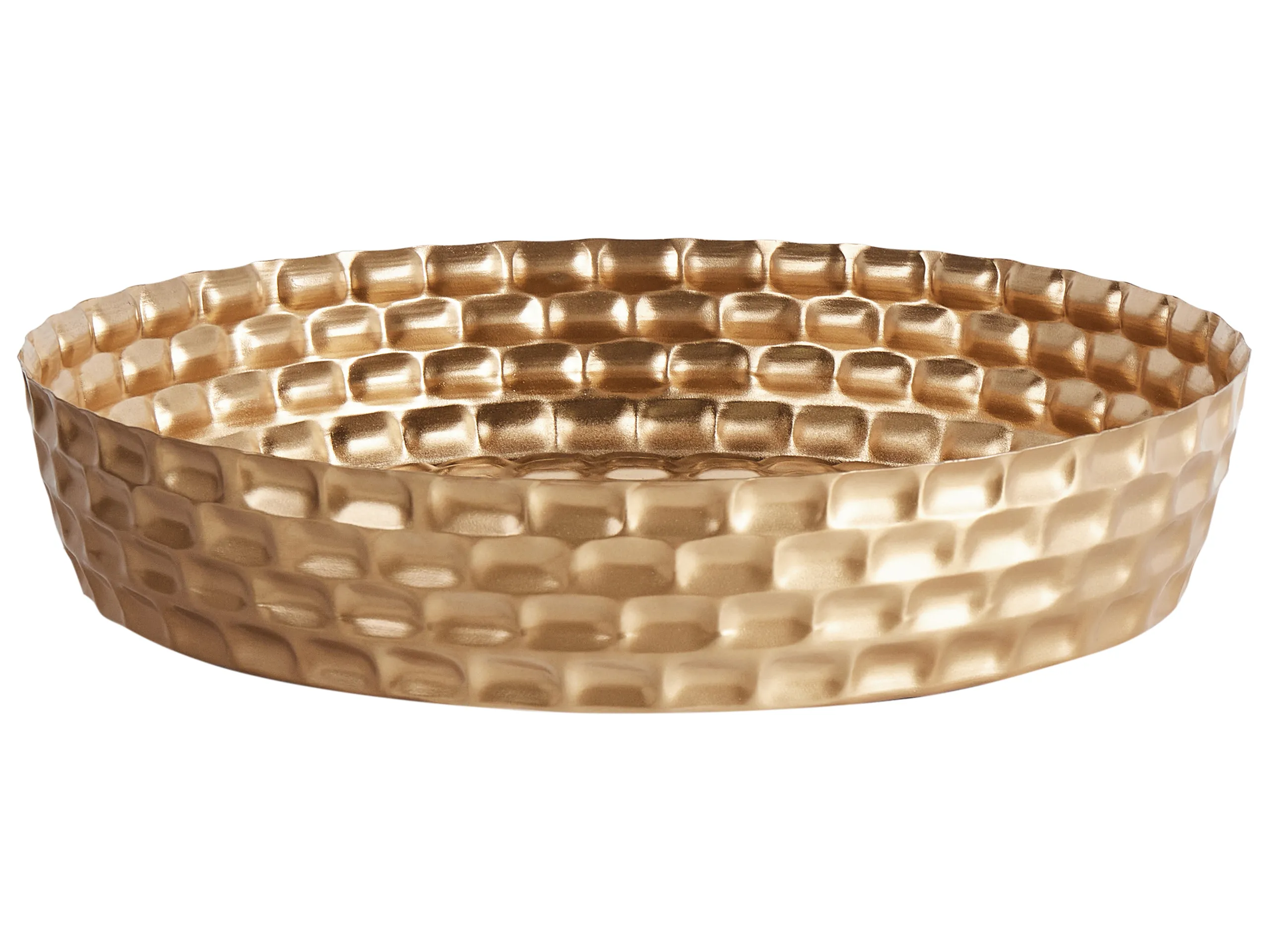Bandeja decorativa SUEZ Metal Dorado