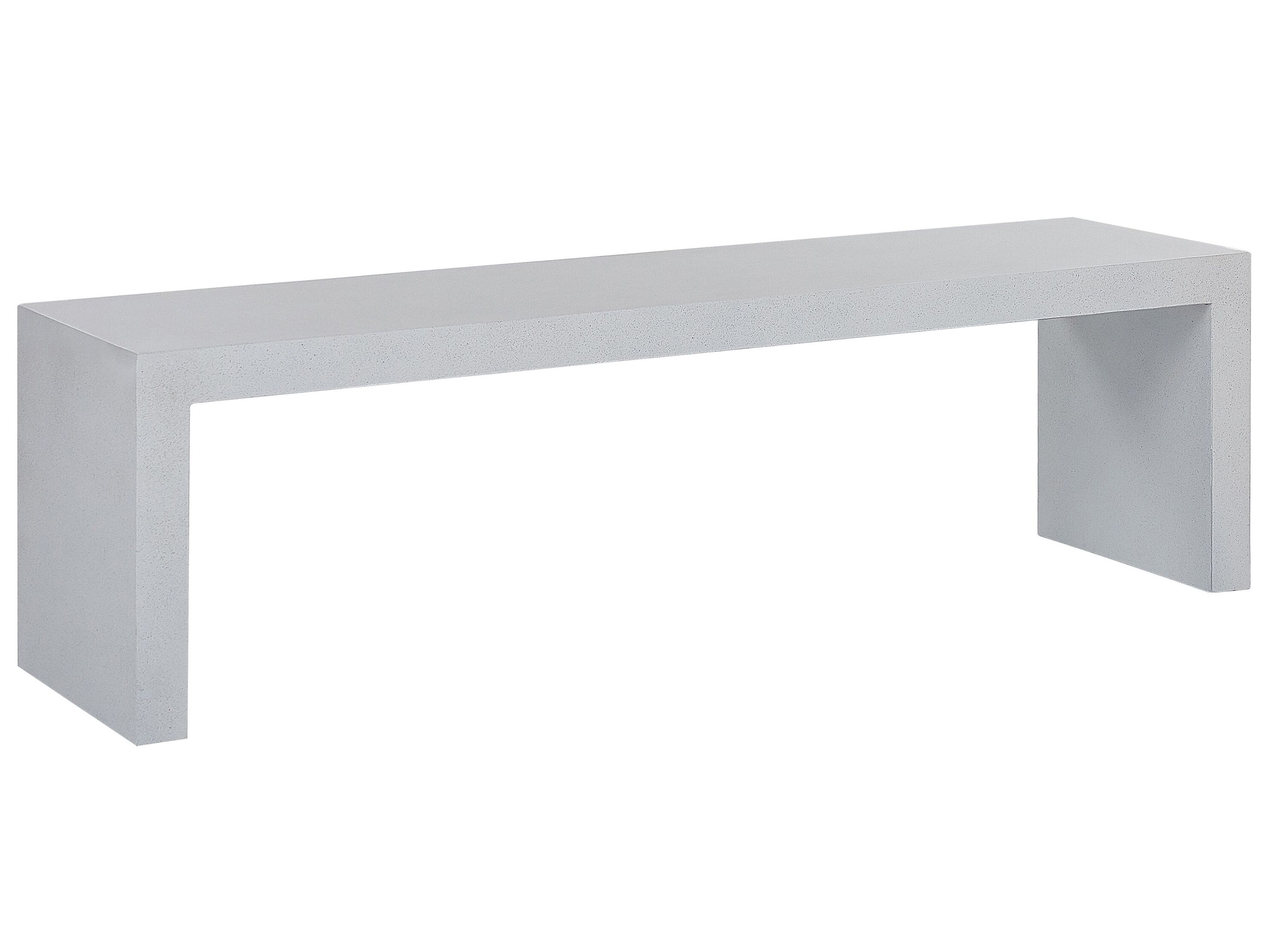 Banco de jardín TARANTO 150 cm Cemento Blanco