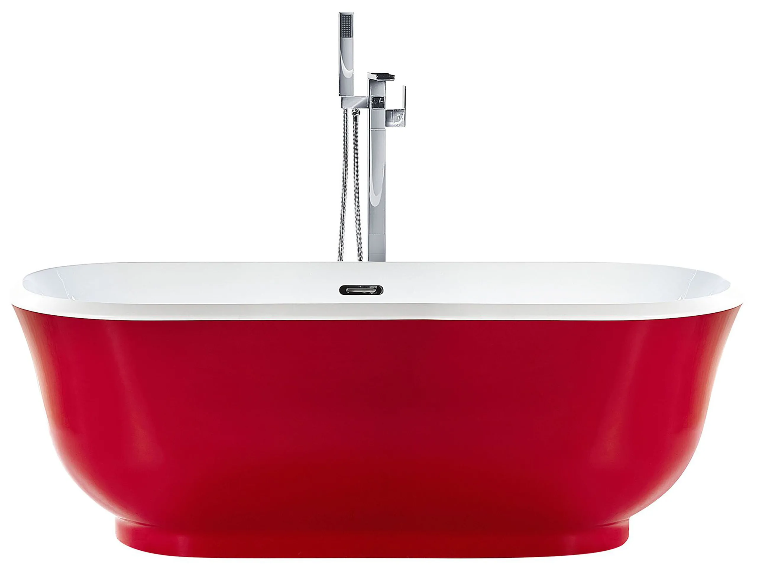 Bañera independiente TESORO 170 x 77 cm Rojo